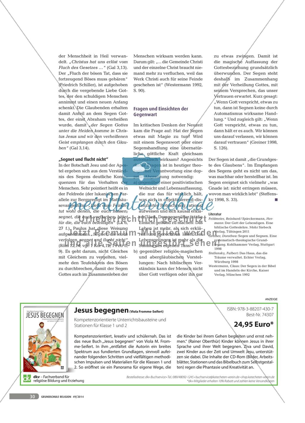 Theologie von Segen und Fluch Preview 3
