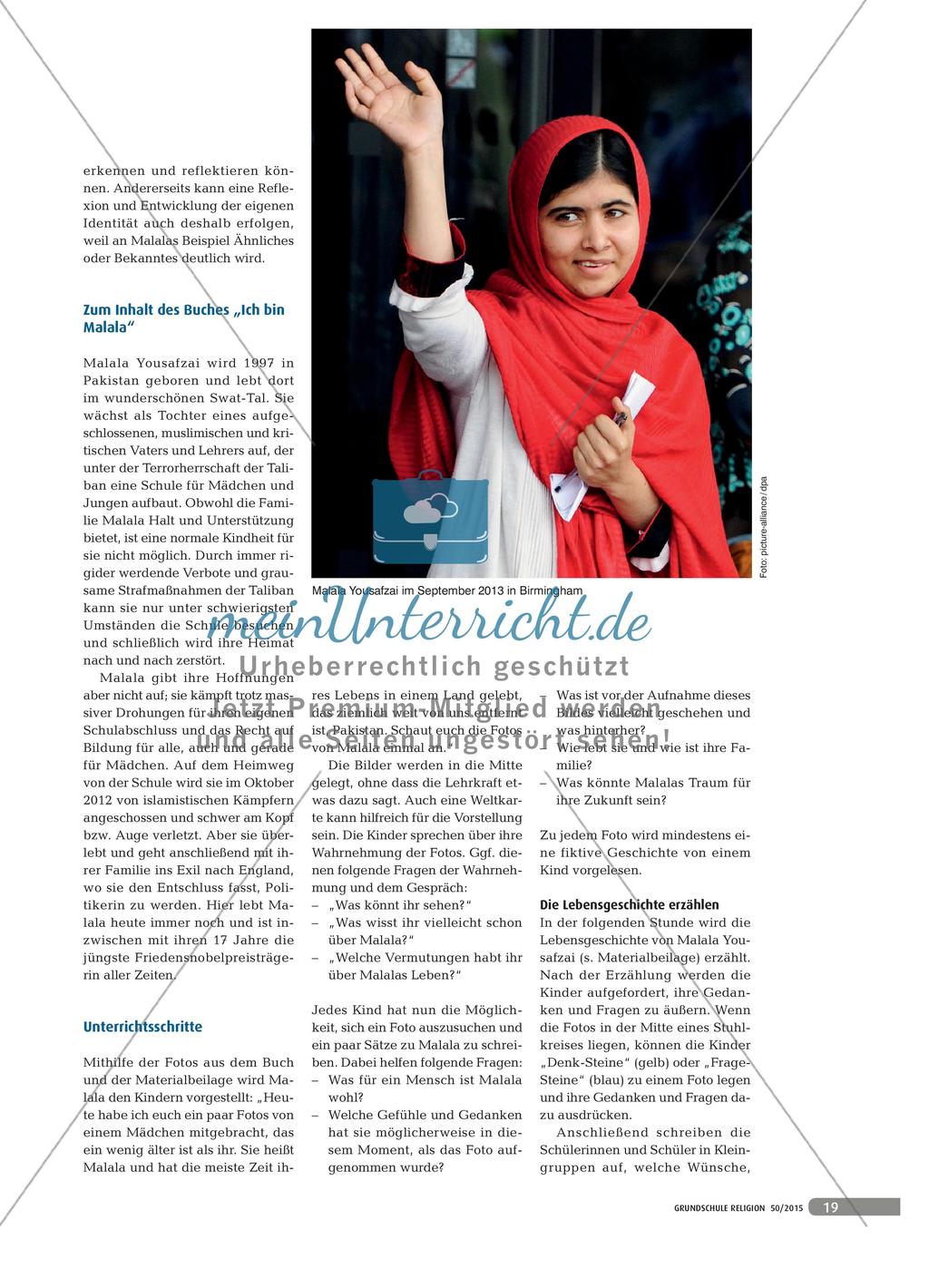 Ein mutiges Mädchen setzt sich für Bildung ein - Lernen an Lebensgeschichten: Malala Yousafzai Preview 2