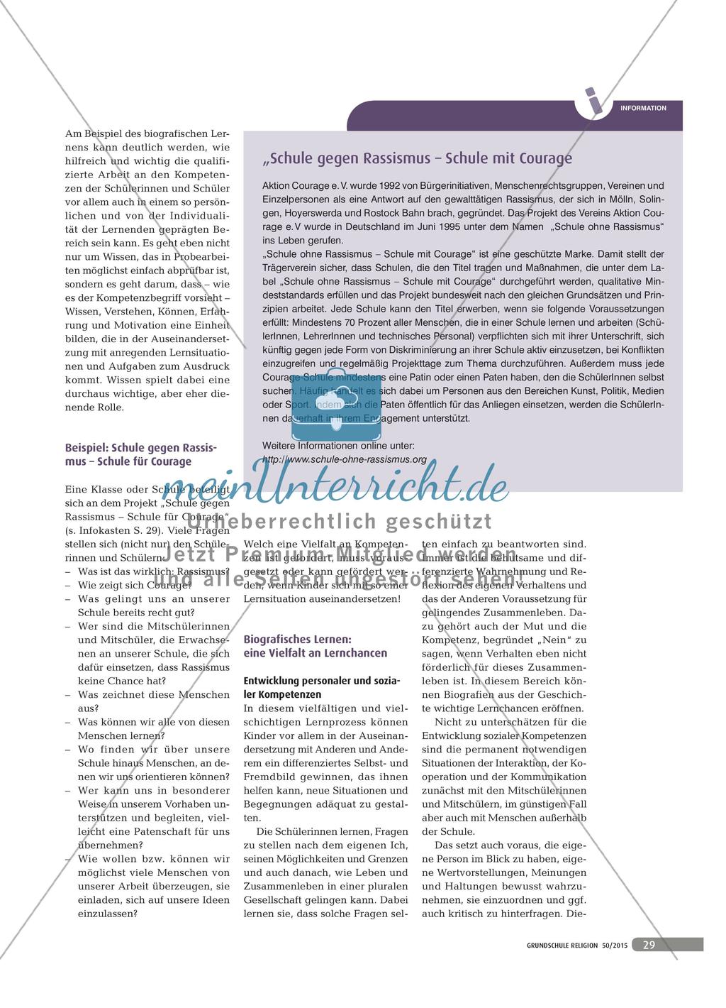 Kompetent umgehen mit Pluralität - Biografisches Lernen und Kompetenzentwicklung Preview 2