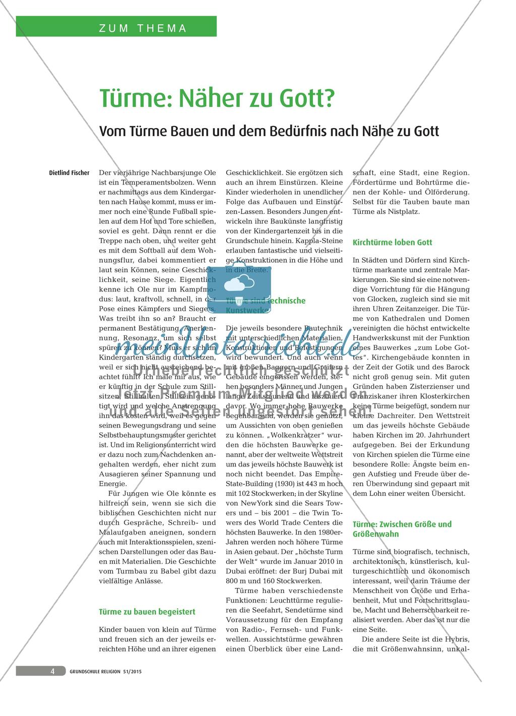 Überlegungen zum Turmbau zu Babel Preview 1