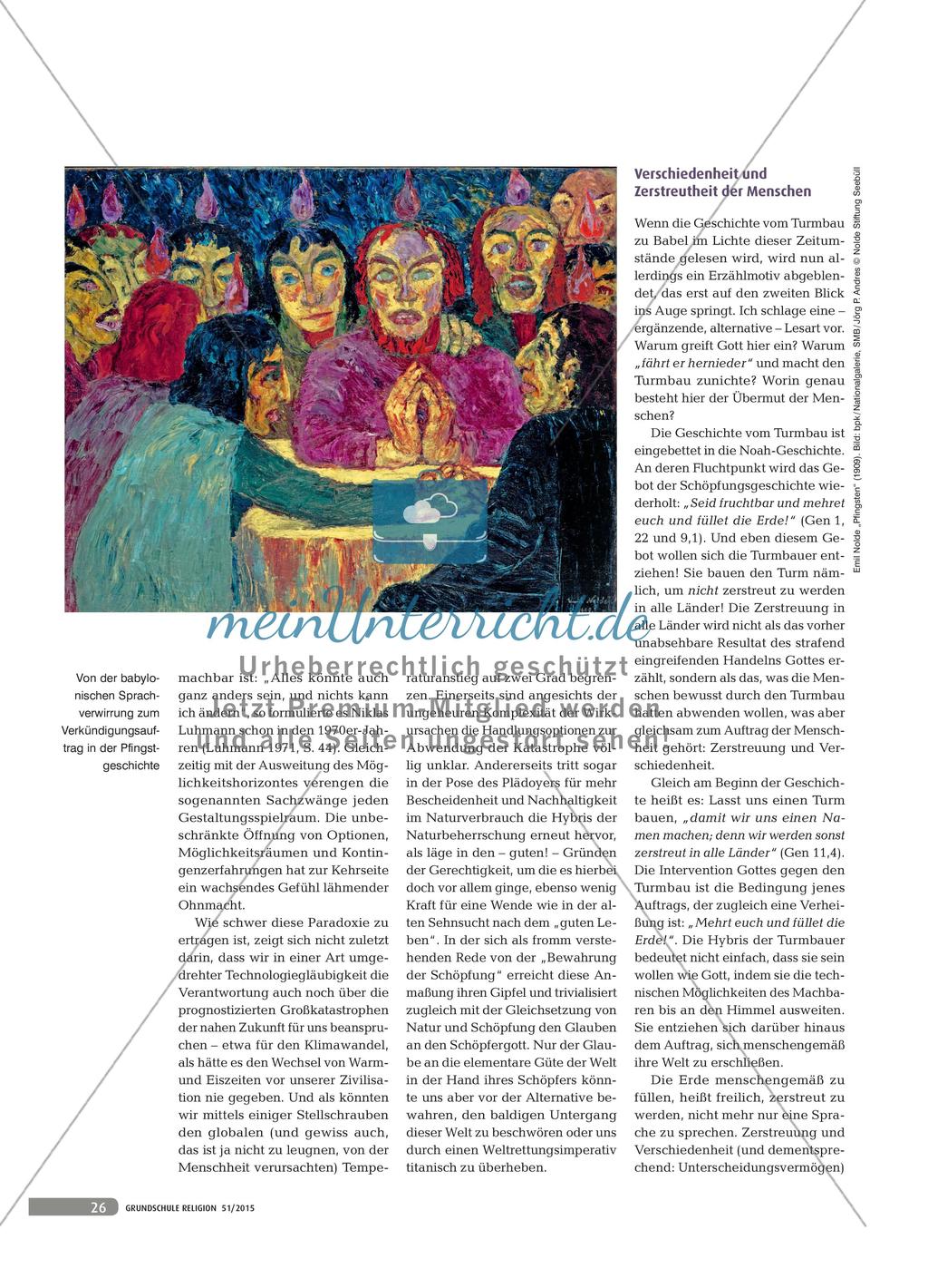 Turmbau zu Babel als Plädoyer für Differenz Preview 2