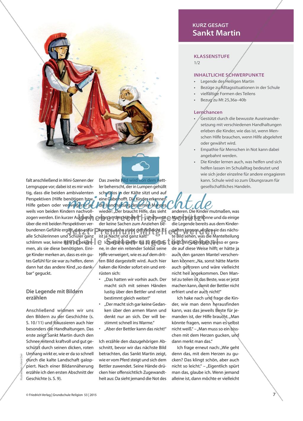Teilen und abgeben lernen von Sankt Martin Preview 2