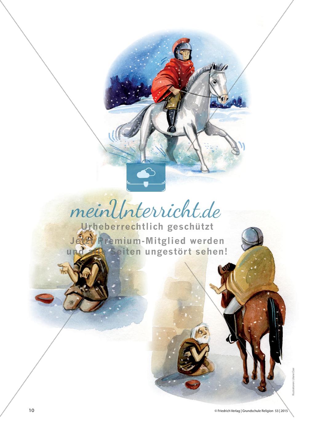 Teilen und abgeben lernen von Sankt Martin Preview 5