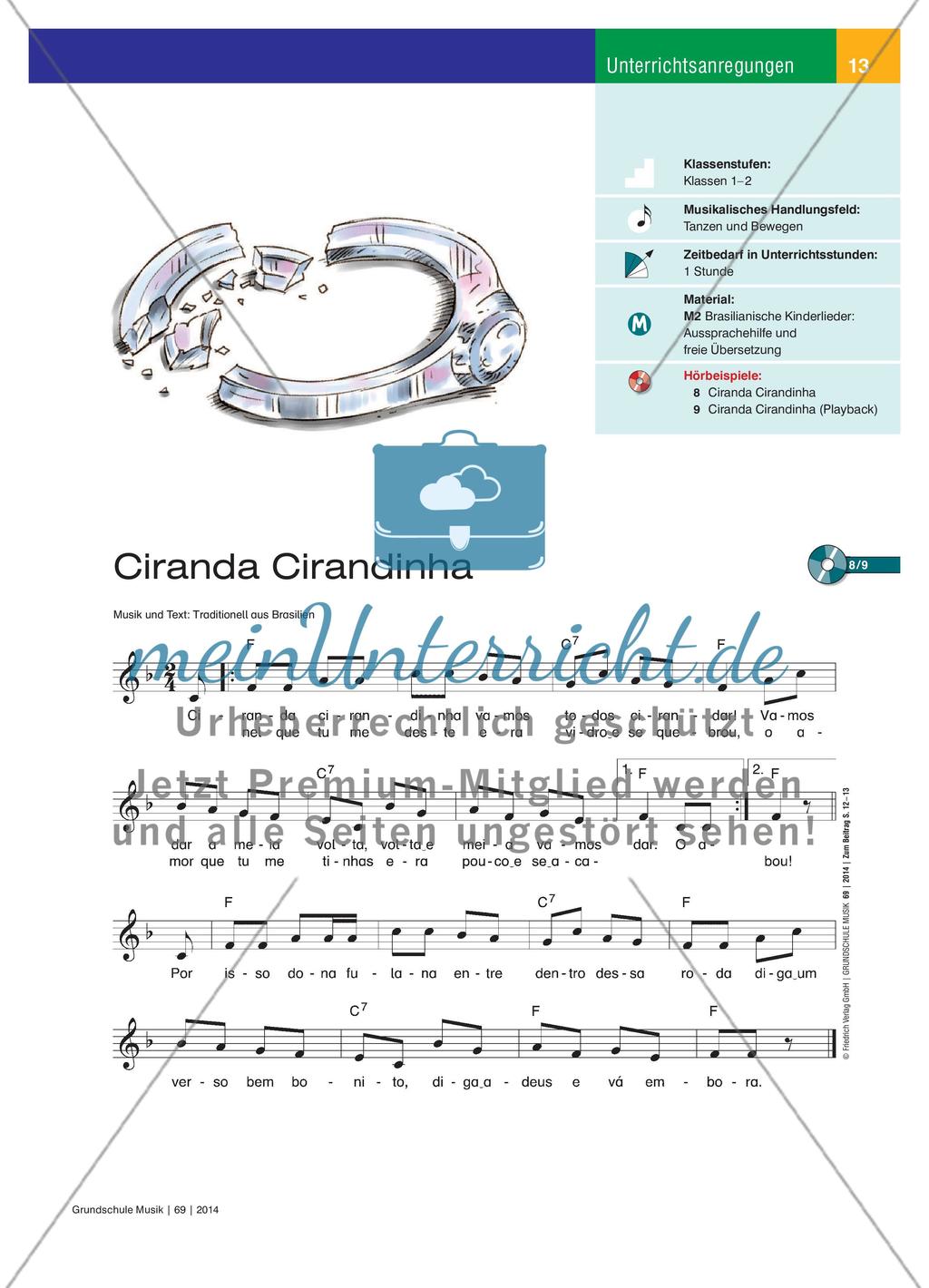 Ciranda Cirandinha - Ein brasilianisches Lied, zu dem man einen Ringtanz tanzt Preview 2