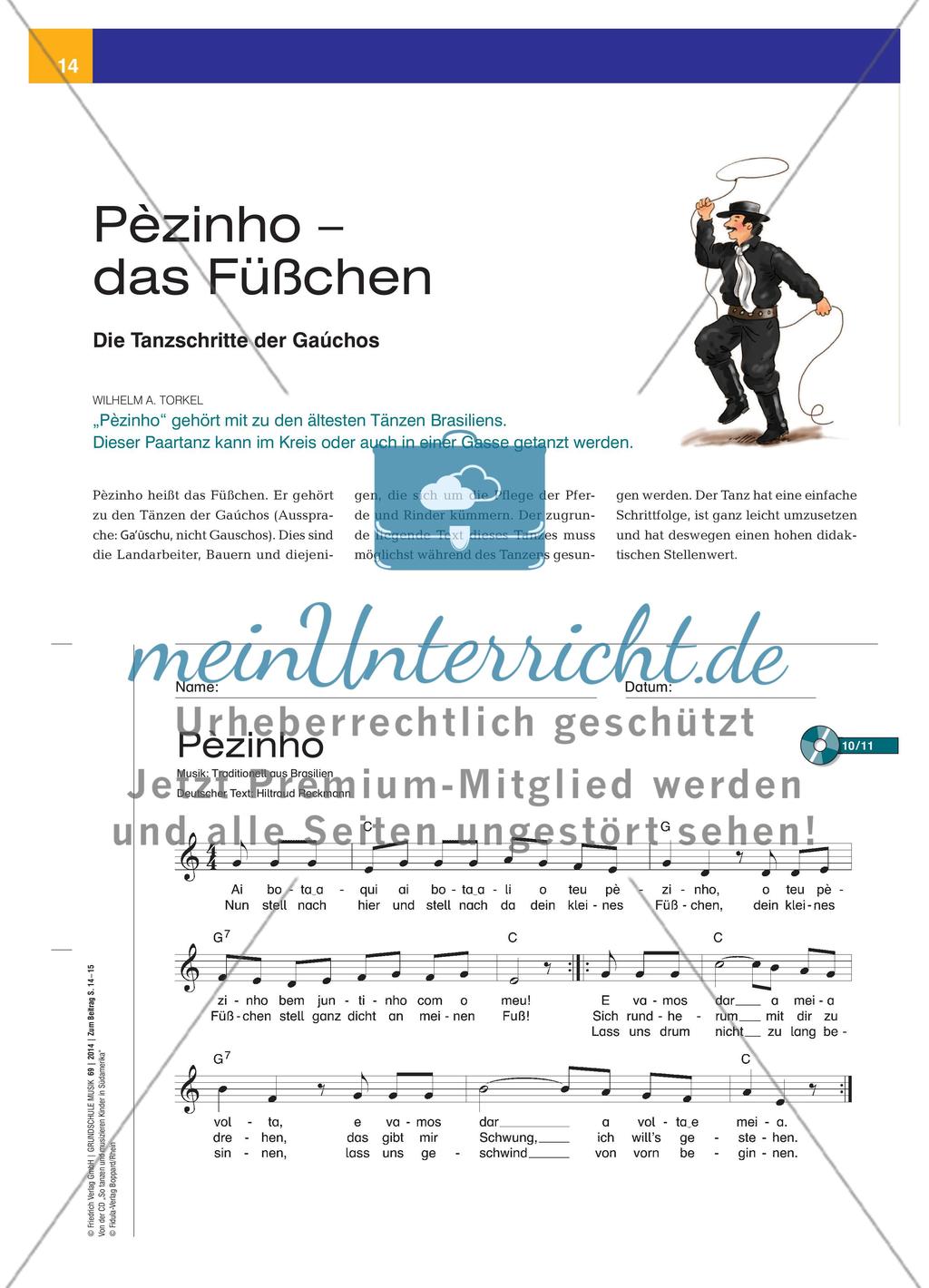 Pèzinho – das Füßchen: Die Tanzschritte der Gaúchos Preview 1
