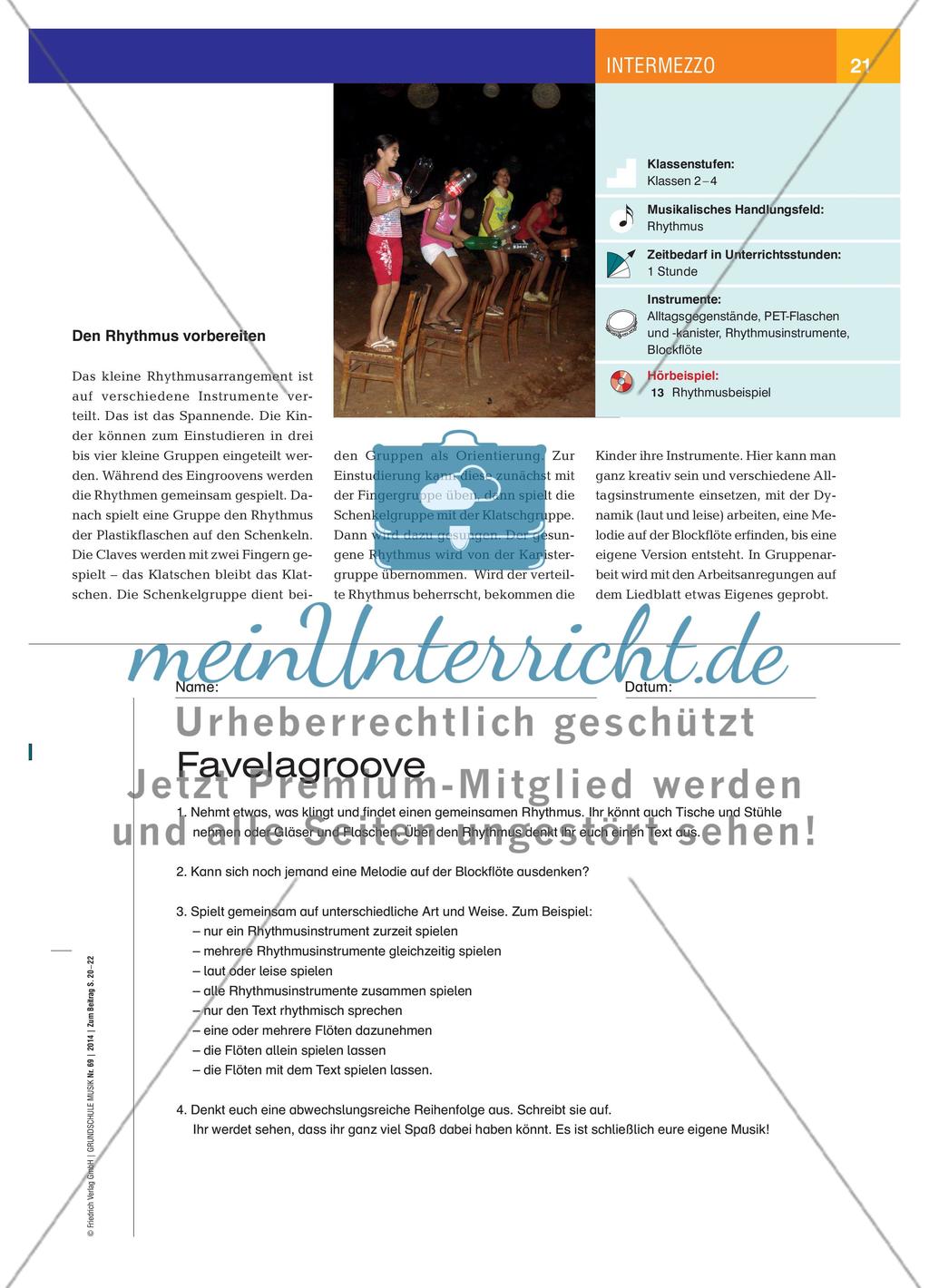 Musik in den Favelas - Musik mit Alltagsgegenständen Preview 2
