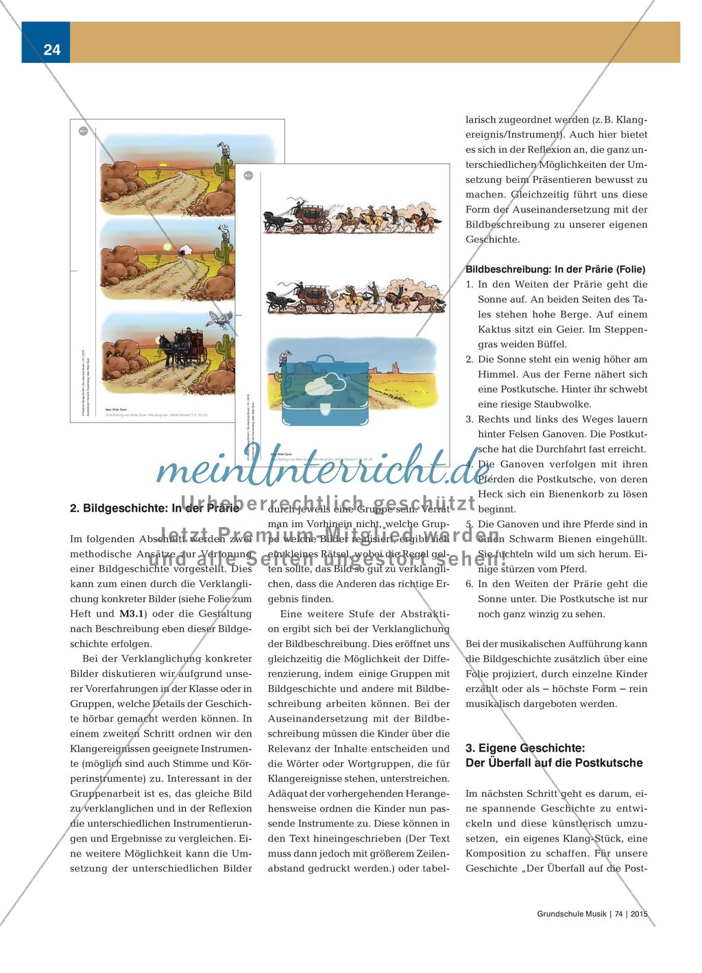 So klingt der „Wilde Westen“ - Von der Stummfilmbegleitung zur eigenen Klangcollage Preview 3