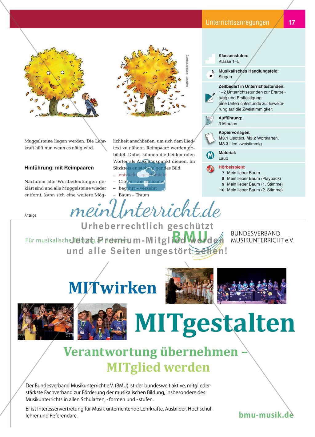 Singen eines Herbstliedes Preview 2