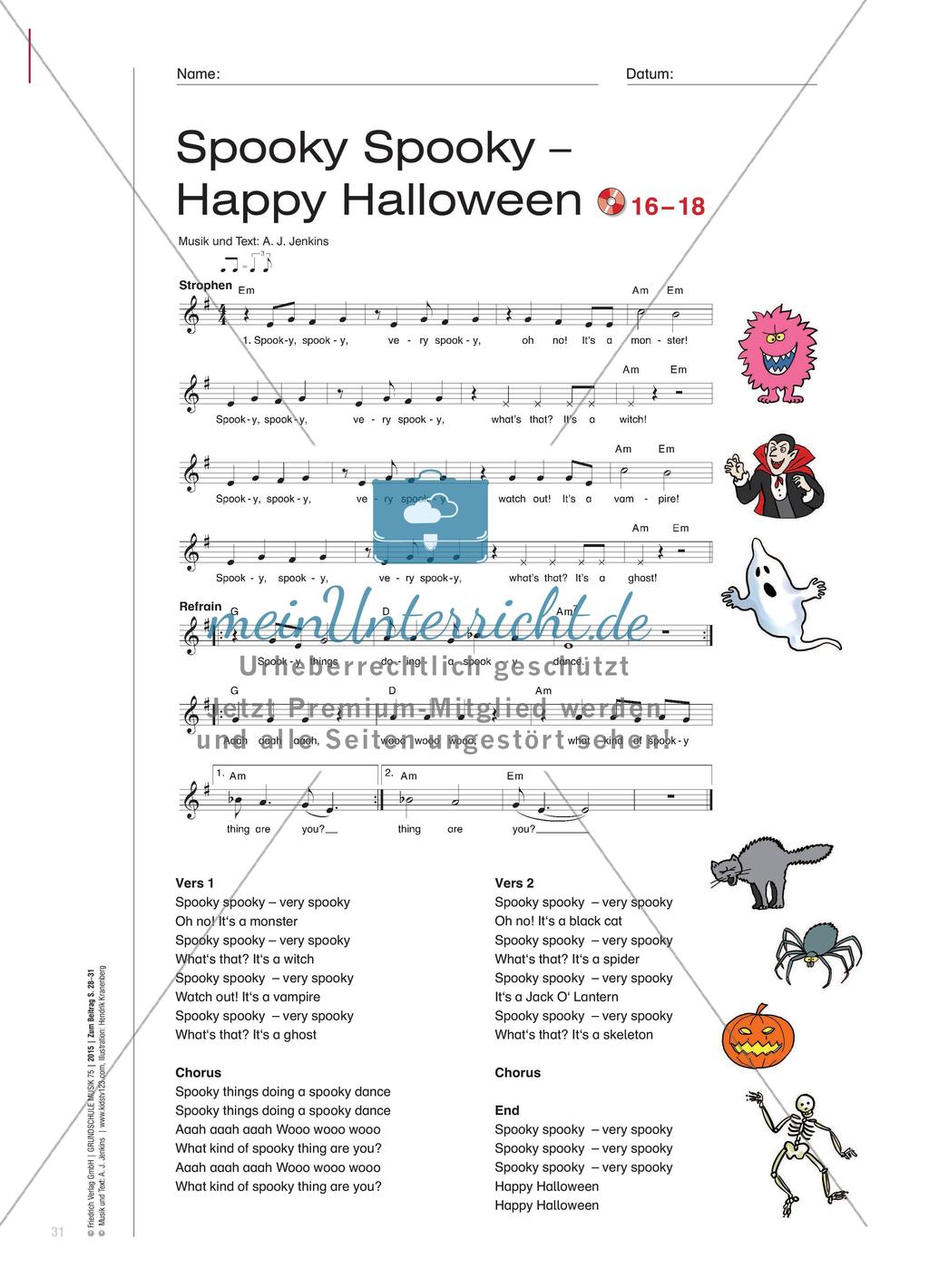 Singen und Begleiten eines englischen Liedes Preview 4