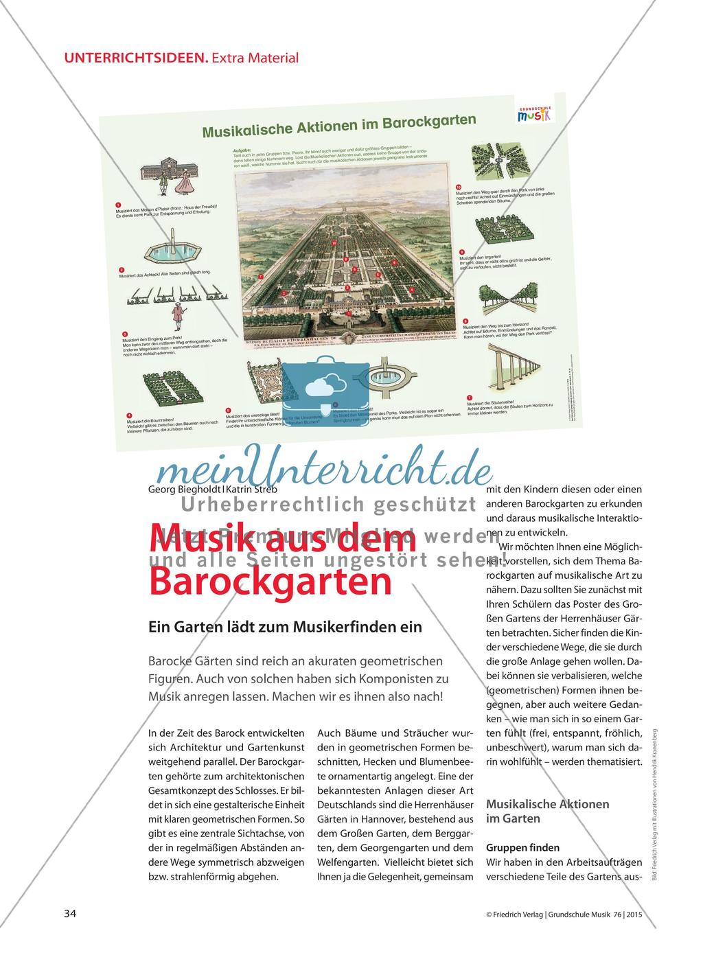 Musik aus dem Barockgarten - Ein Garten lädt zum Musikerfinden ein Preview 1
