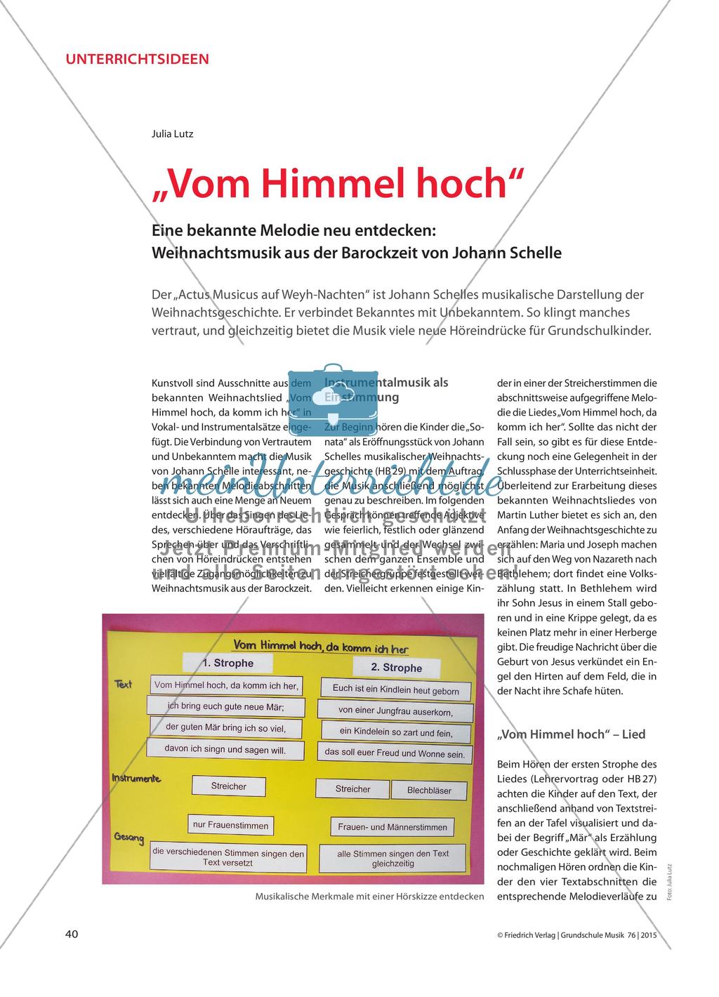 „Vom Himmel hoch“ Preview 1