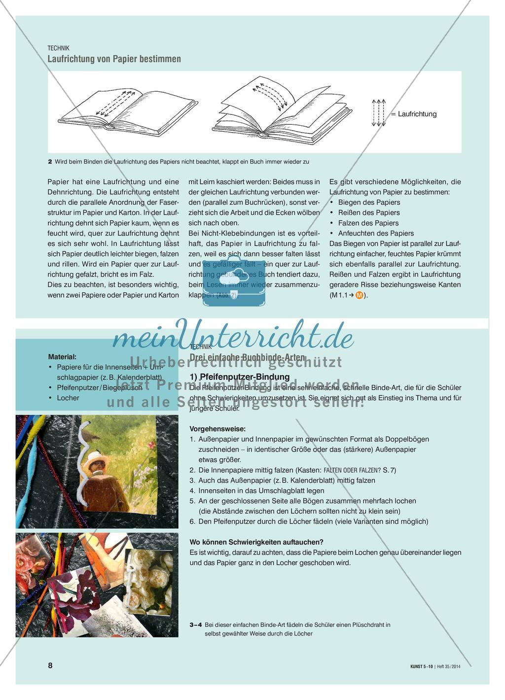 Hefte und Bücher selbst binden Preview 3