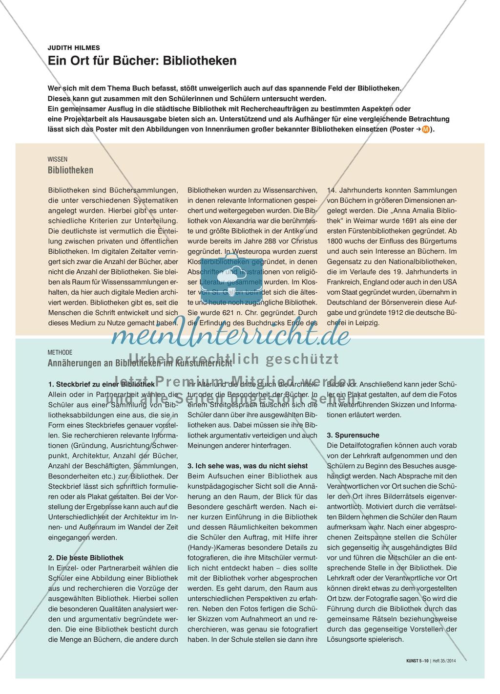 Ein Ort für Bücher: Bibliotheken Preview 1