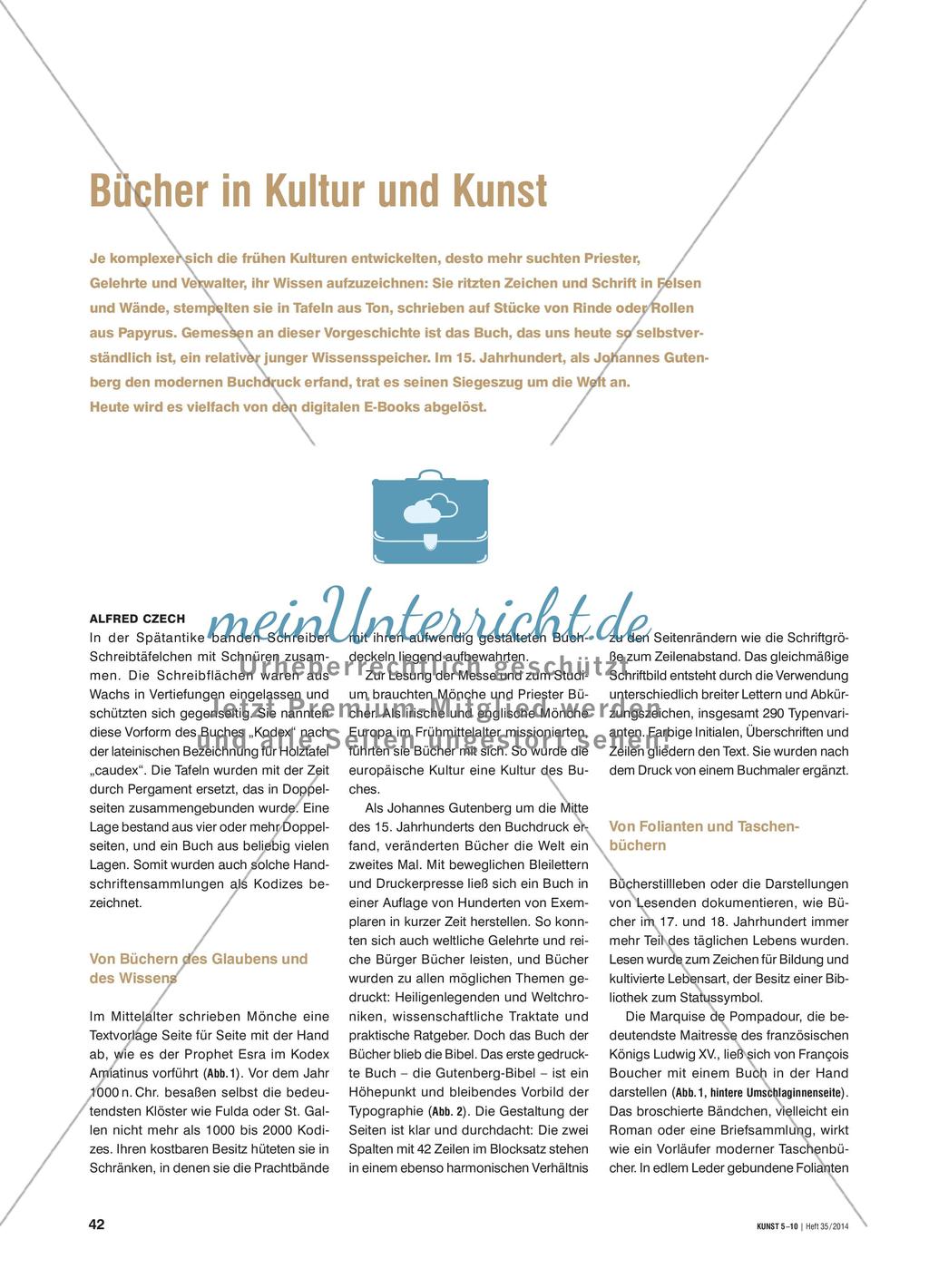 Bücher in Kultur und Kunst Preview 1