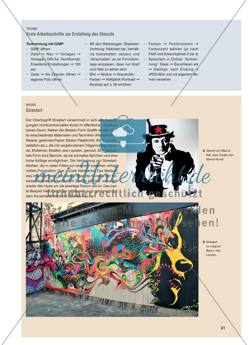 Klassenporträt im Stencil-Stil - Selbstporträts zu einem Bild kombinieren Preview 2