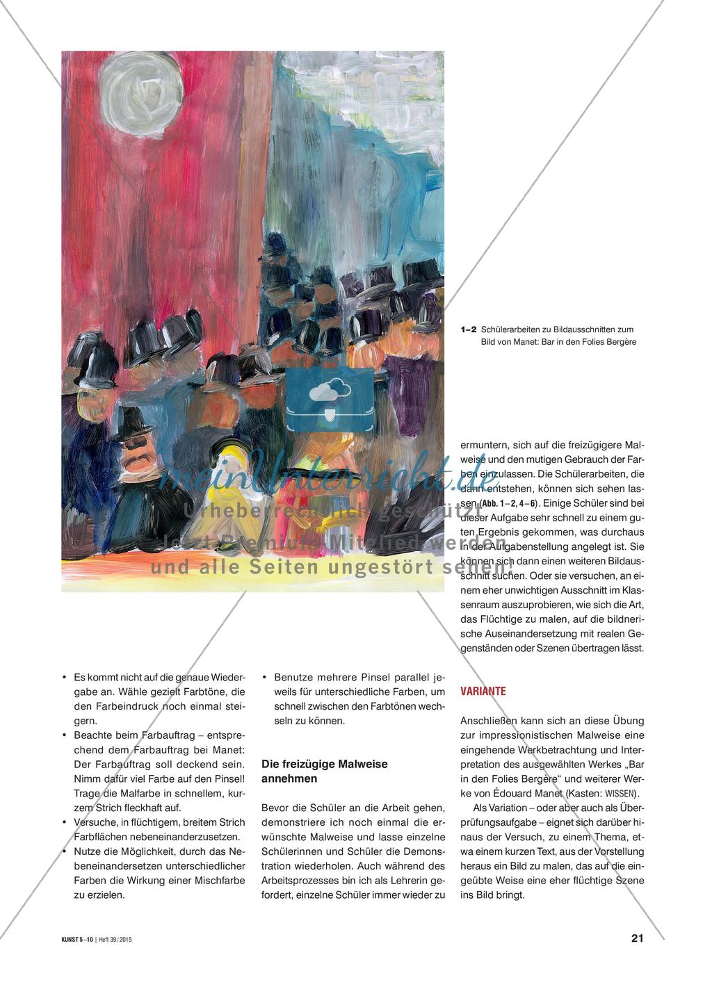 Der impressionistischen Malweise auf der Spur Preview 2