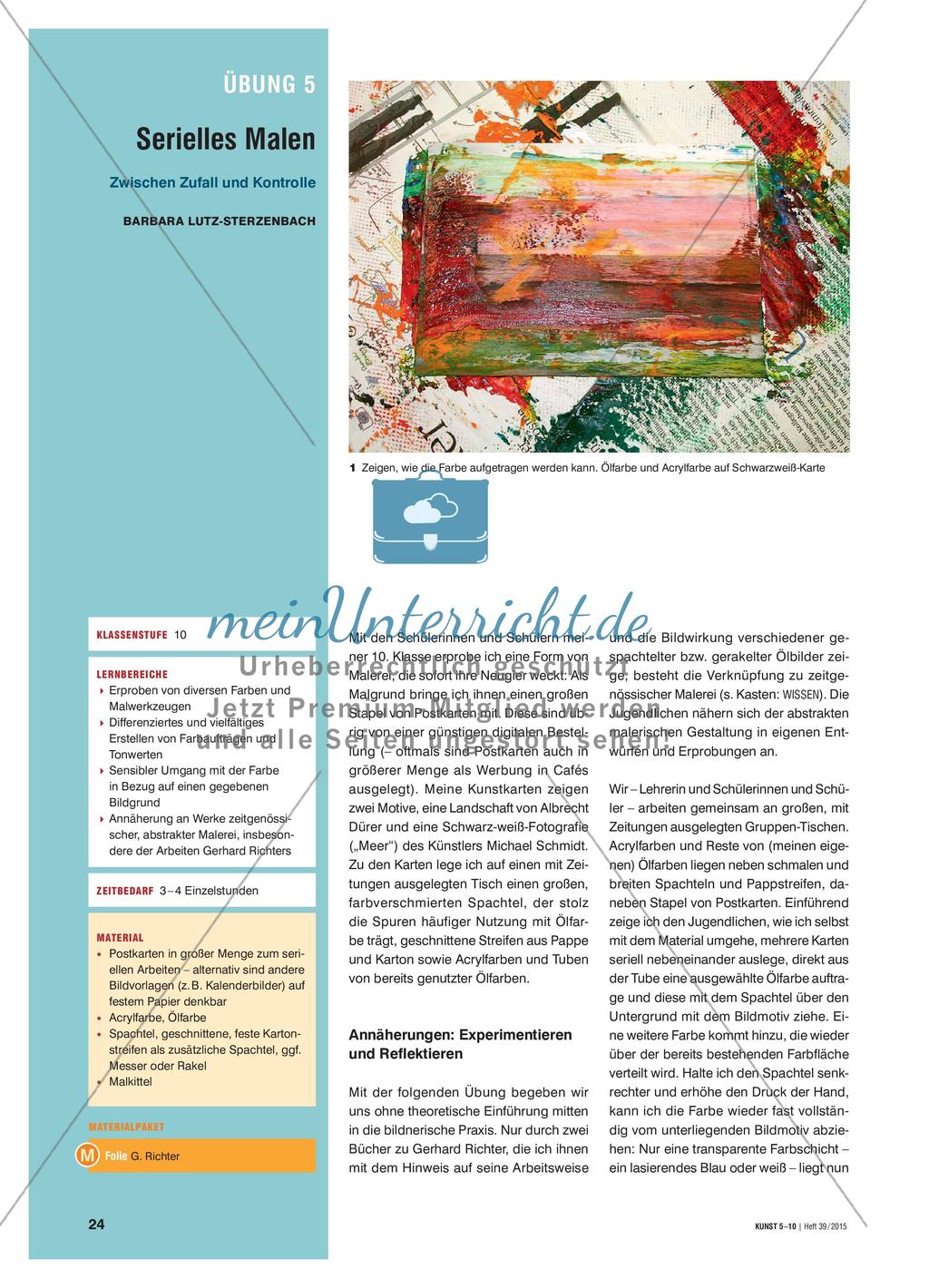 Serielles Malen - Zwischen Zufall und Kontrolle Preview 1