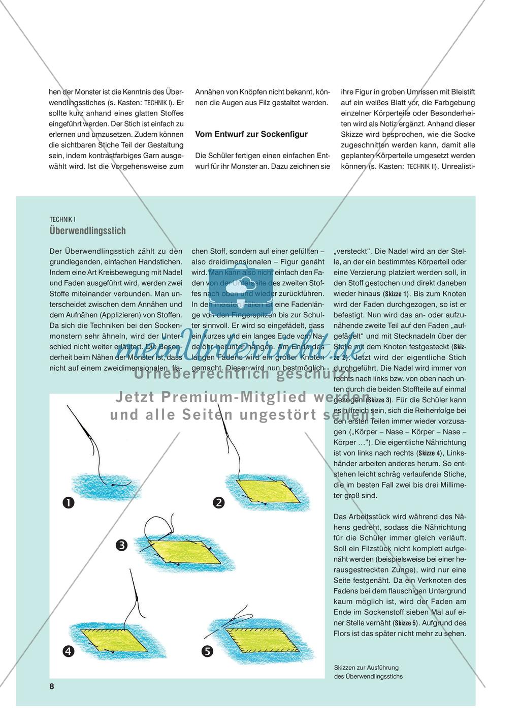 Sockenmonster nähen Preview 3