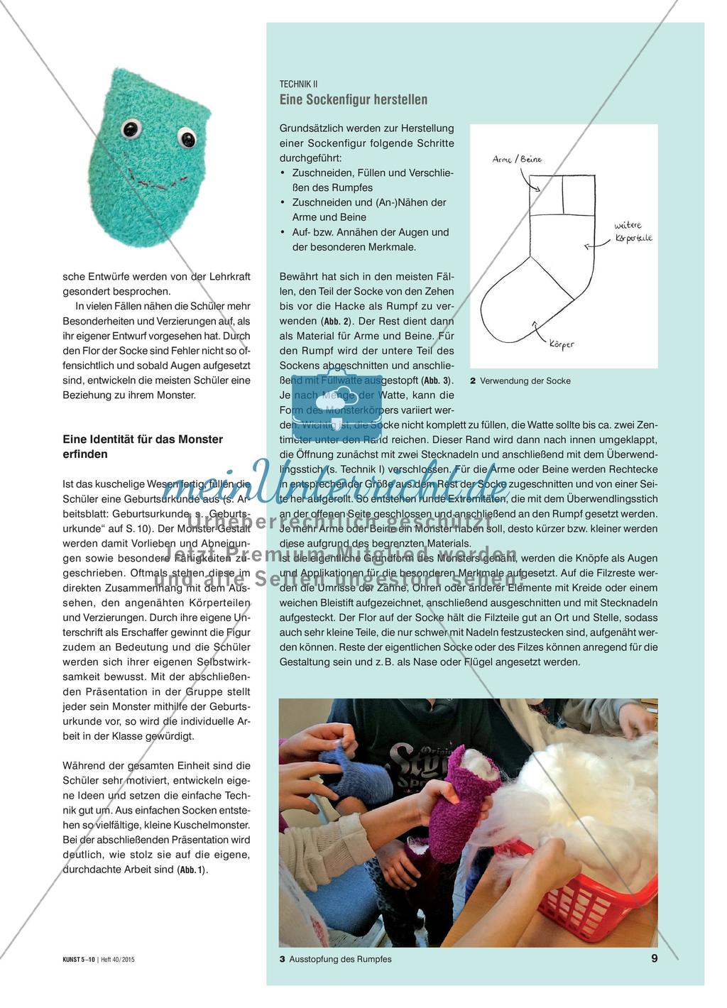 Sockenmonster nähen Preview 4