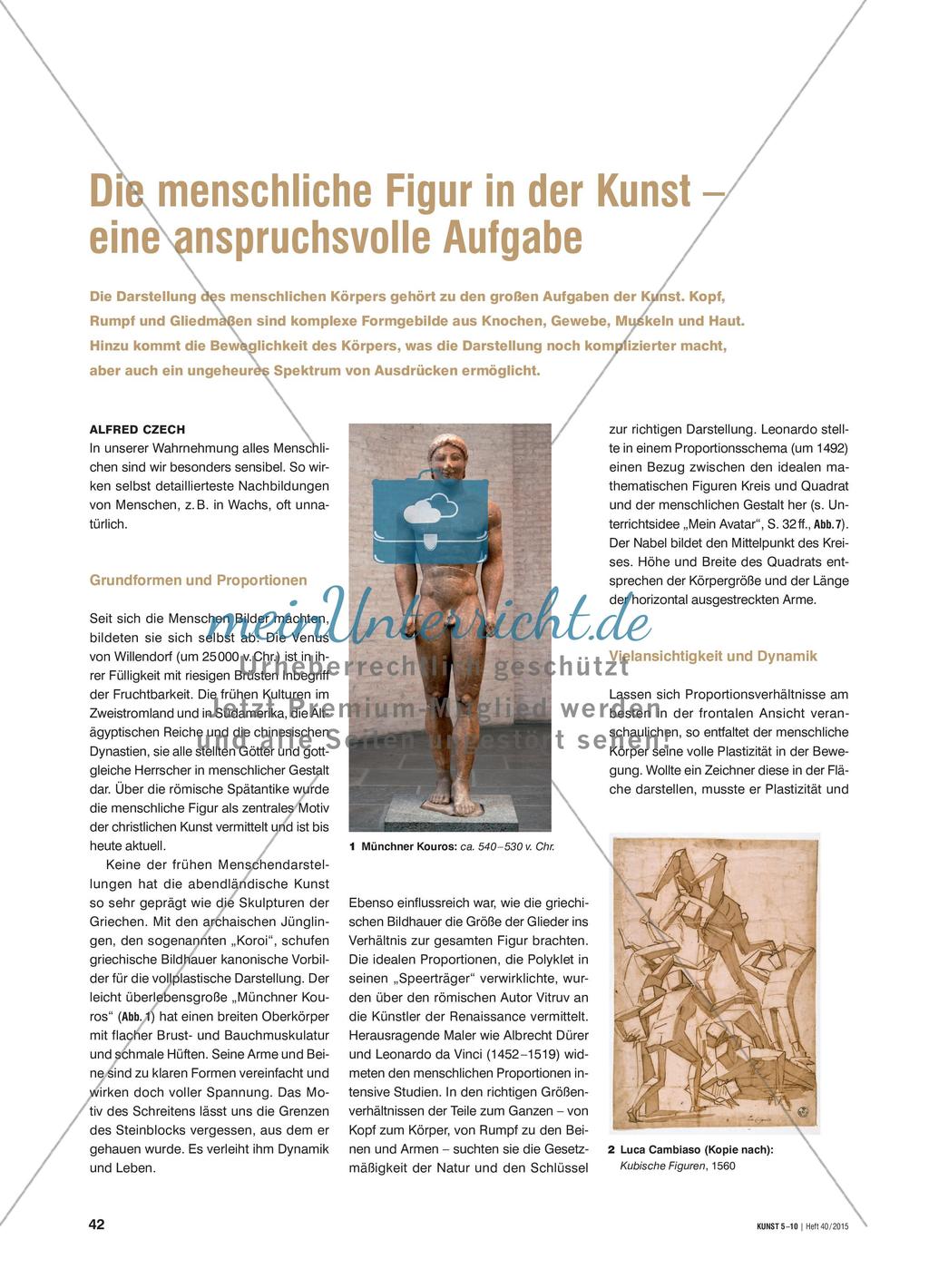Die menschliche Figur in der Kunst – eine anspruchsvolle Aufgabe Preview 1