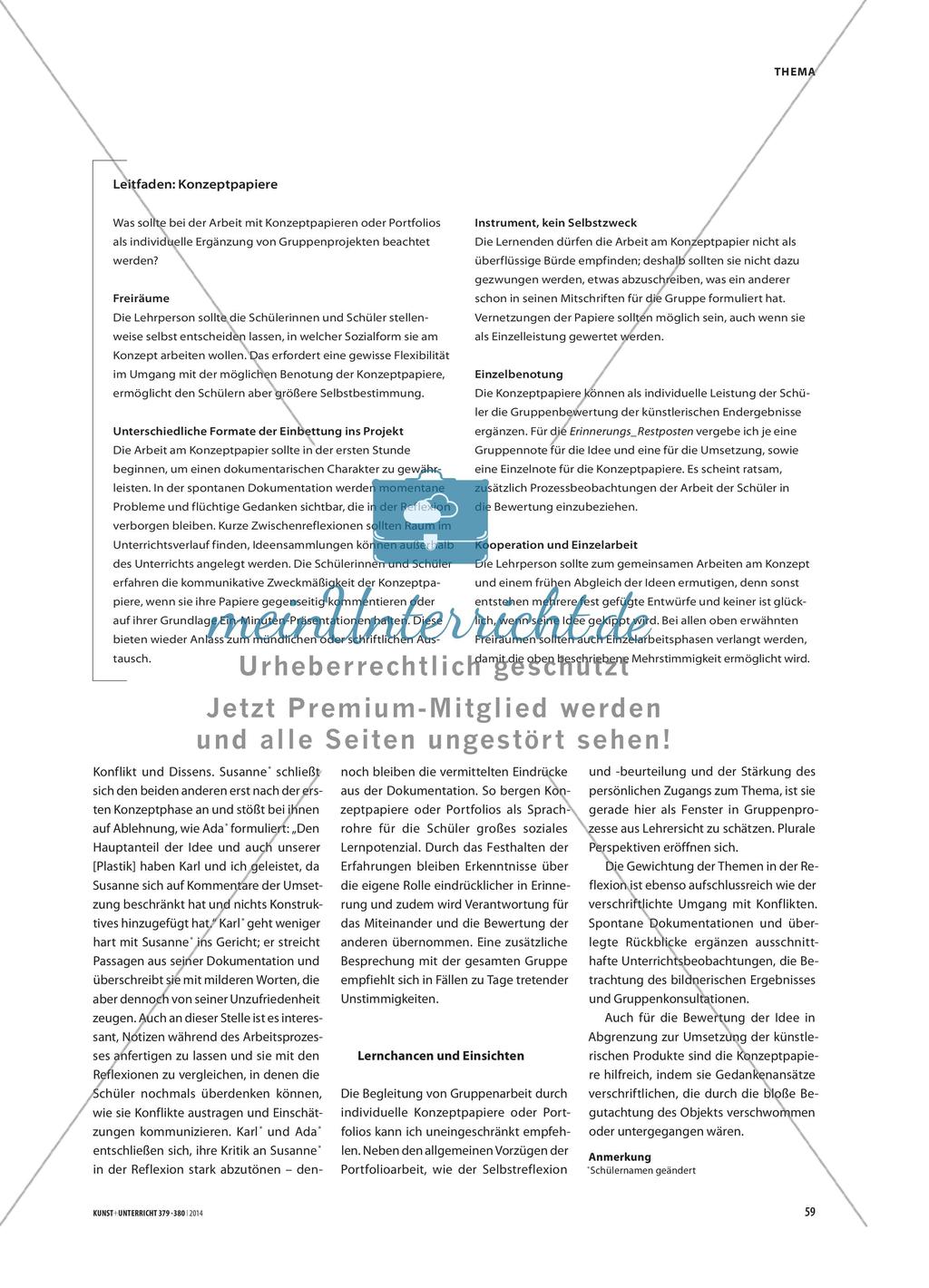 Perspektiven sichtbar machen - Konzeptpapiere als Einblicke in Gruppenarbeit Preview 4