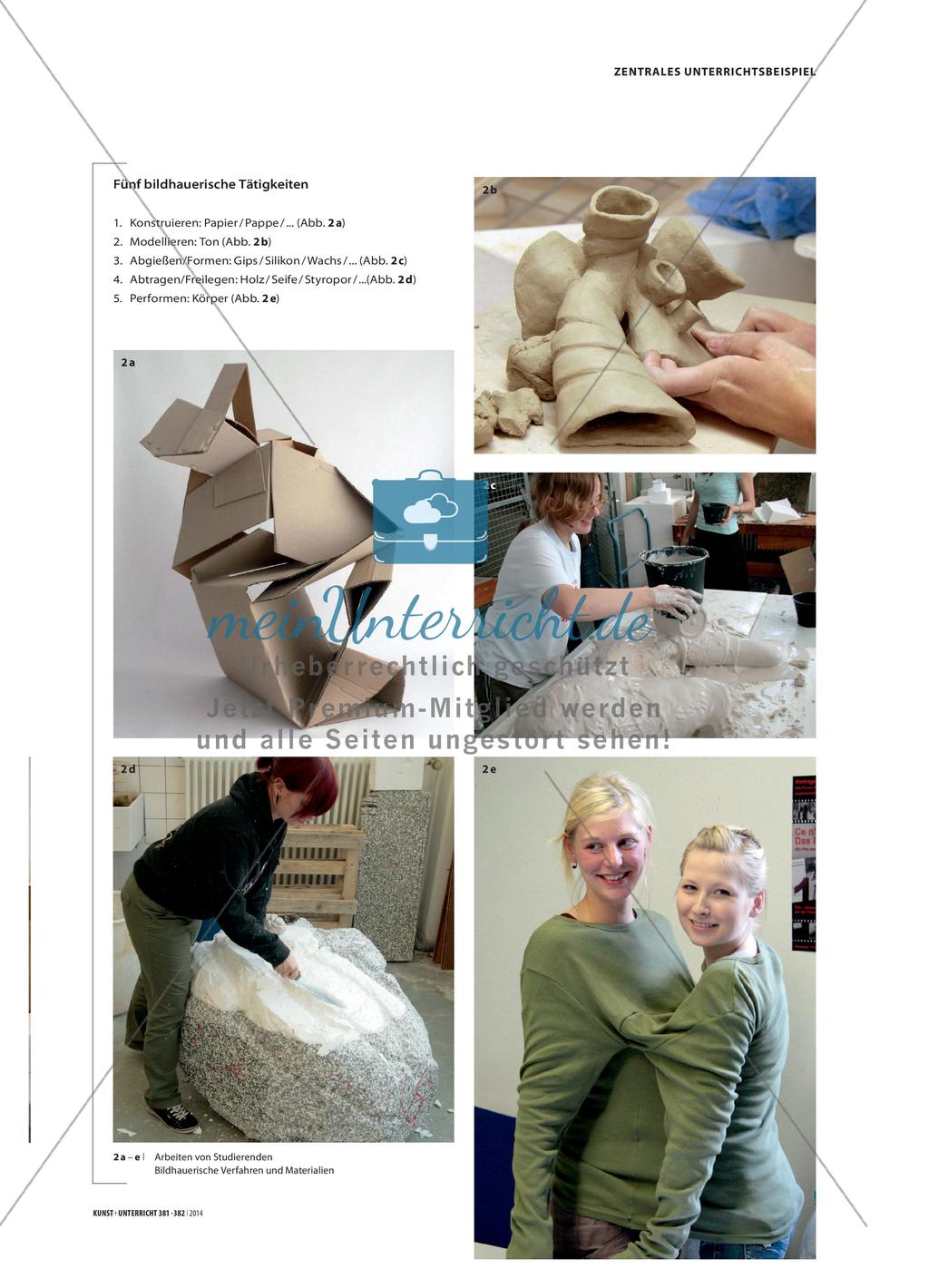 Material, Experiment und Prozess / I - Skulpturales Handeln in der Hochschule Preview 2
