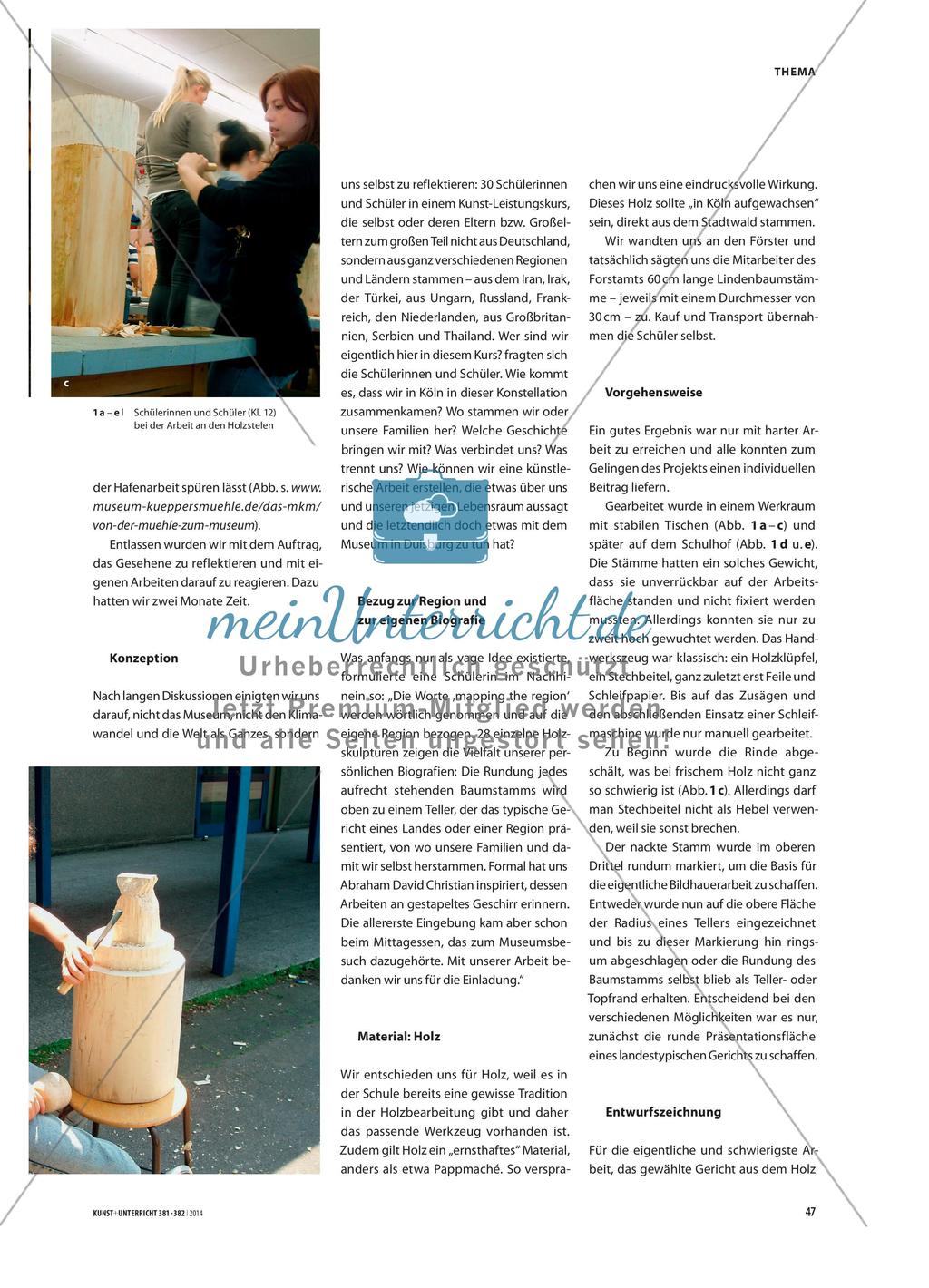 Kunstküche Köln - Großformatige Stelen aus Holz Preview 2