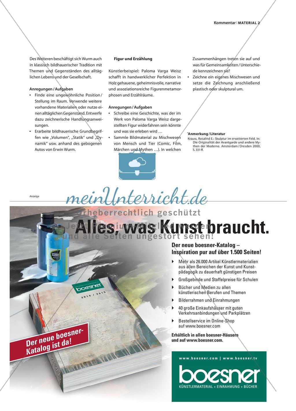 Skulptur „im erweiterten Feld“ - Zwischen autonomer Plastik und Handlungsform Preview 4