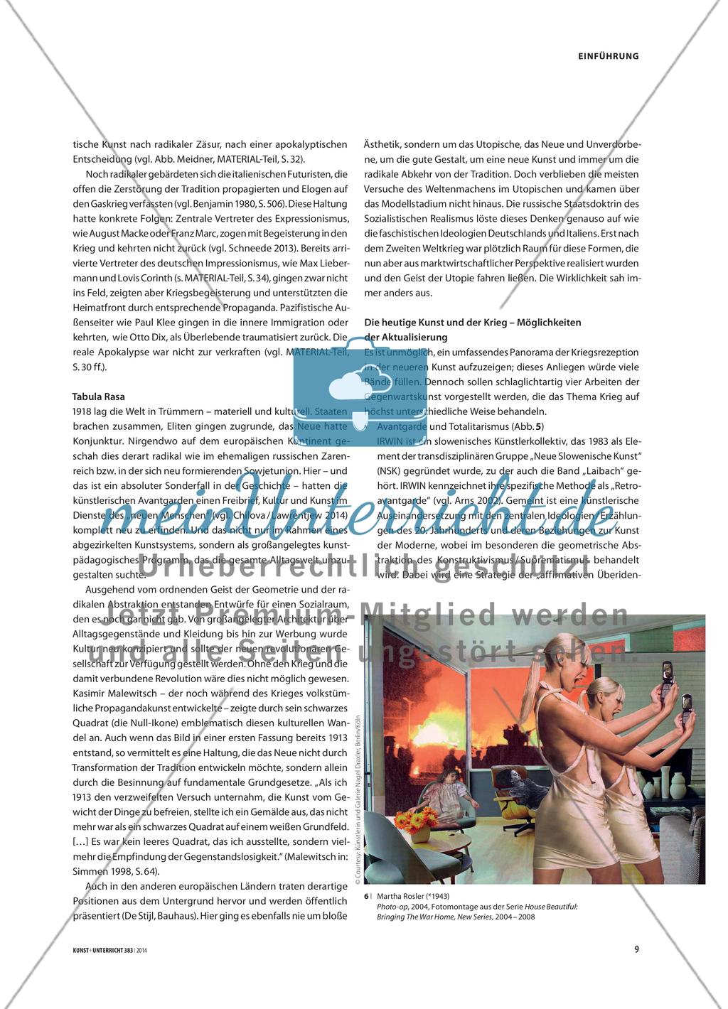 1914 und wir - Das Gedenken an den Ersten Weltkrieg in der kunstpädagogischen Vermittlung Preview 6