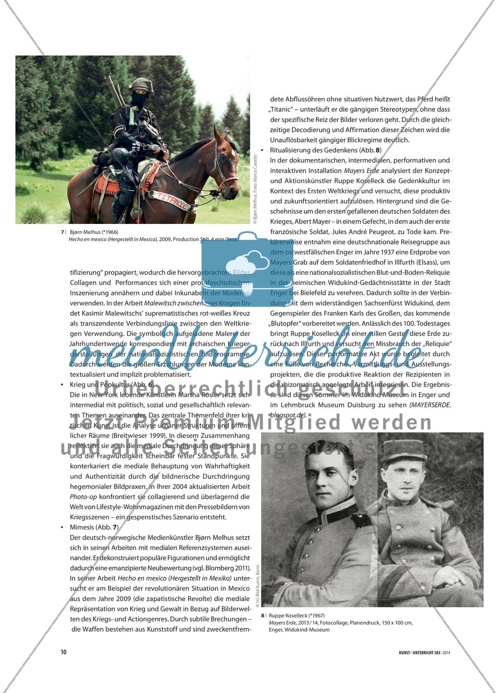 1914 und wir - Das Gedenken an den Ersten Weltkrieg in der kunstpädagogischen Vermittlung Preview 7