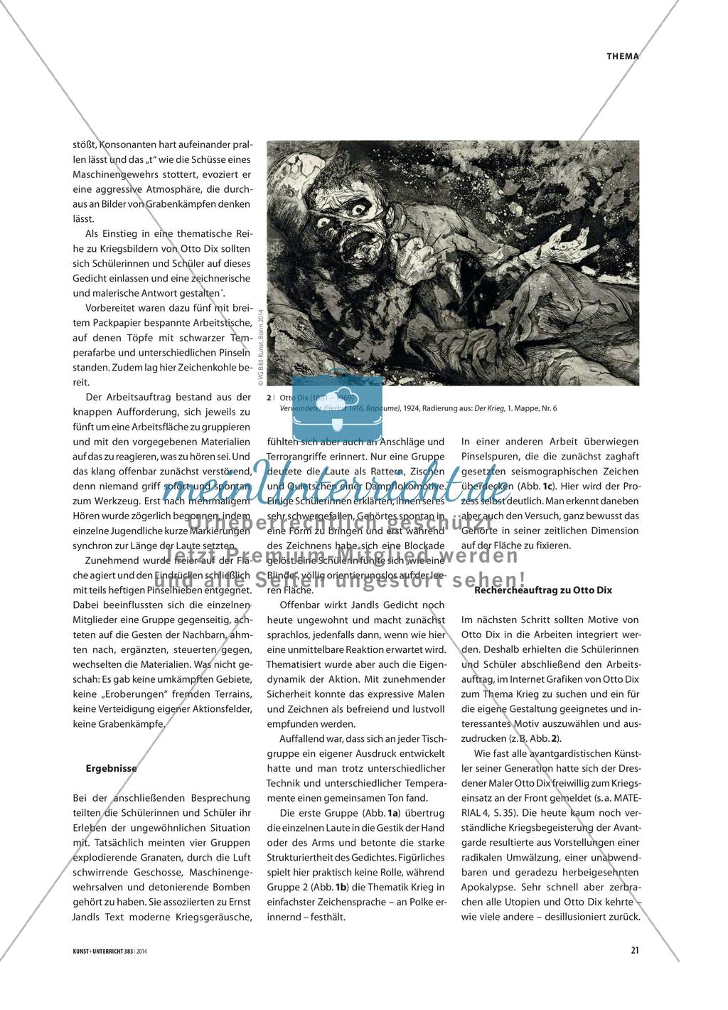 „Schtzngrmm“ - Grafische Gestaltung nach einem Gedicht Preview 2
