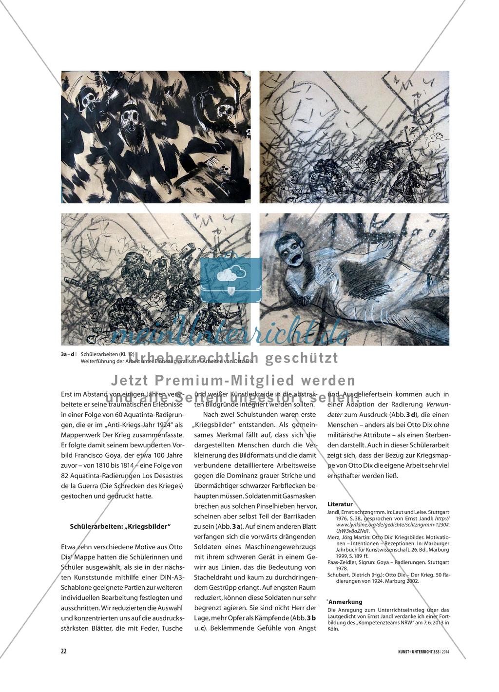 „Schtzngrmm“ - Grafische Gestaltung nach einem Gedicht Preview 3