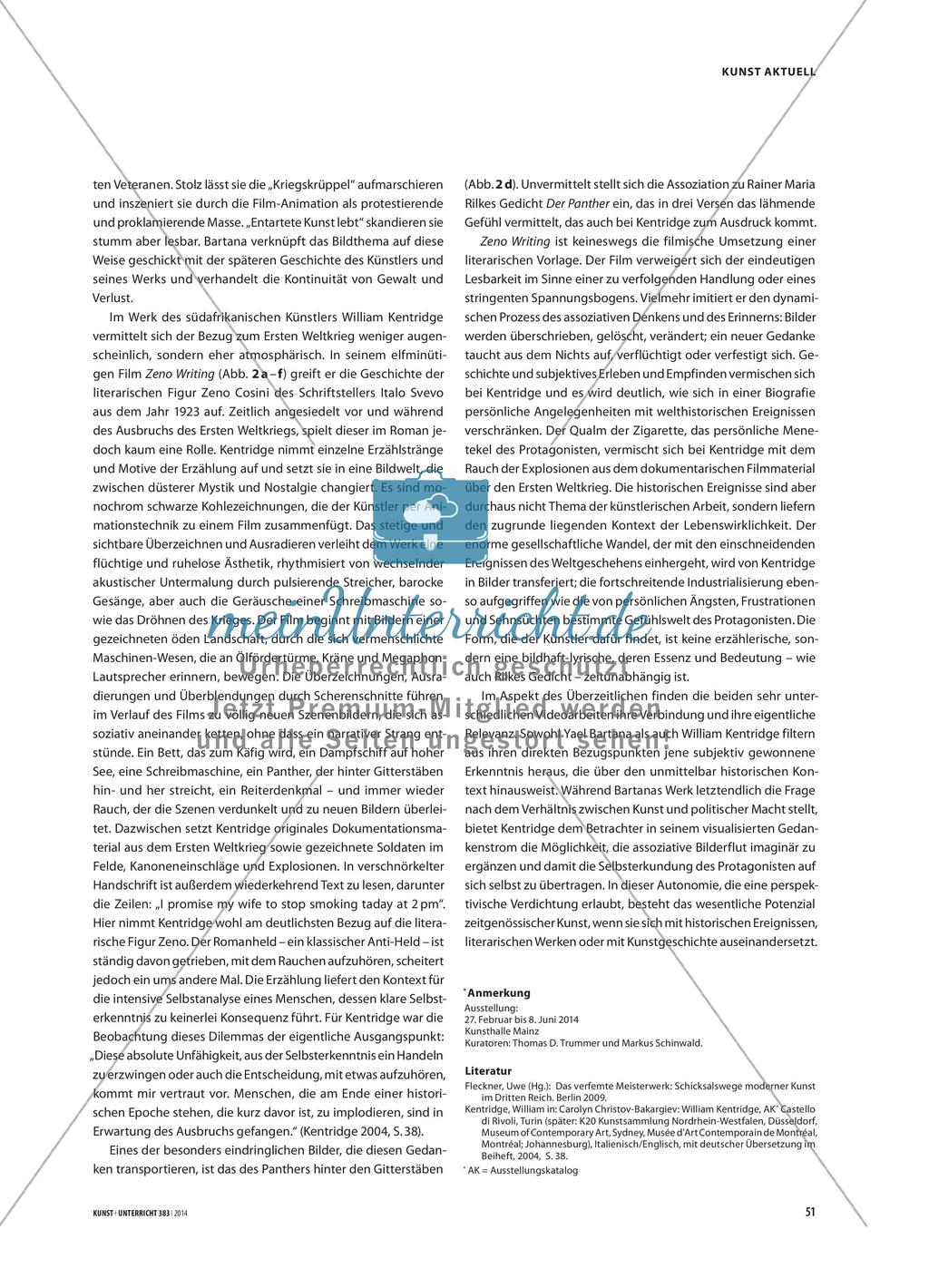 Die Narben des Krieges - Über die Aktualität der Geschichte in der Zeitgenössischen Kunst Preview 3