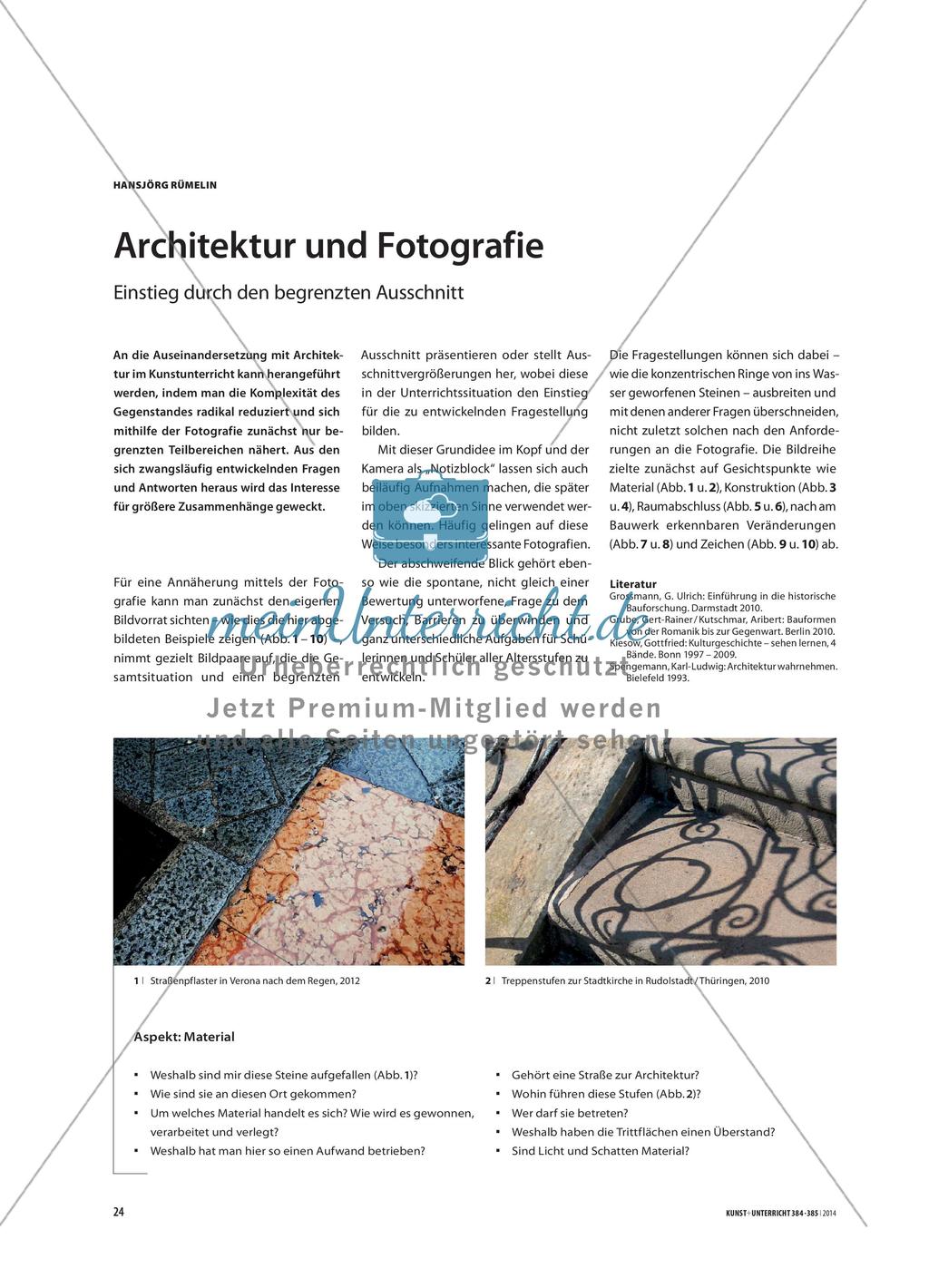 Architektur und Fotografie - Einstieg durch den begrenzten Ausschnitt Preview 1