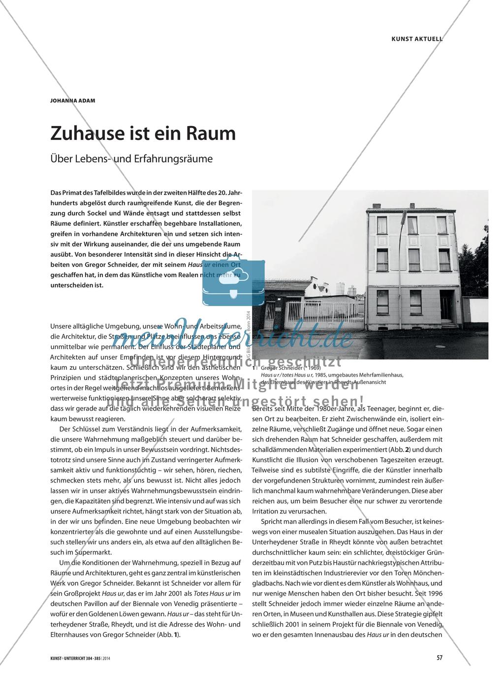 Zuhause ist ein Raum - Über Lebens- und Erfahrungsräume Preview 1