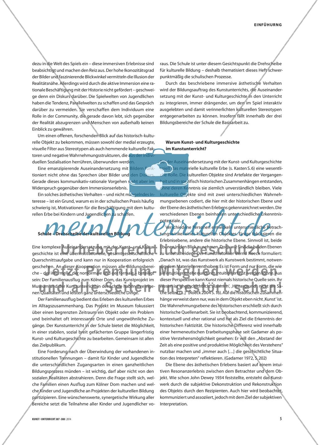Das Erbe annehmen? - Kunst- und Kulturgeschichte im Kunstunterricht Preview 2
