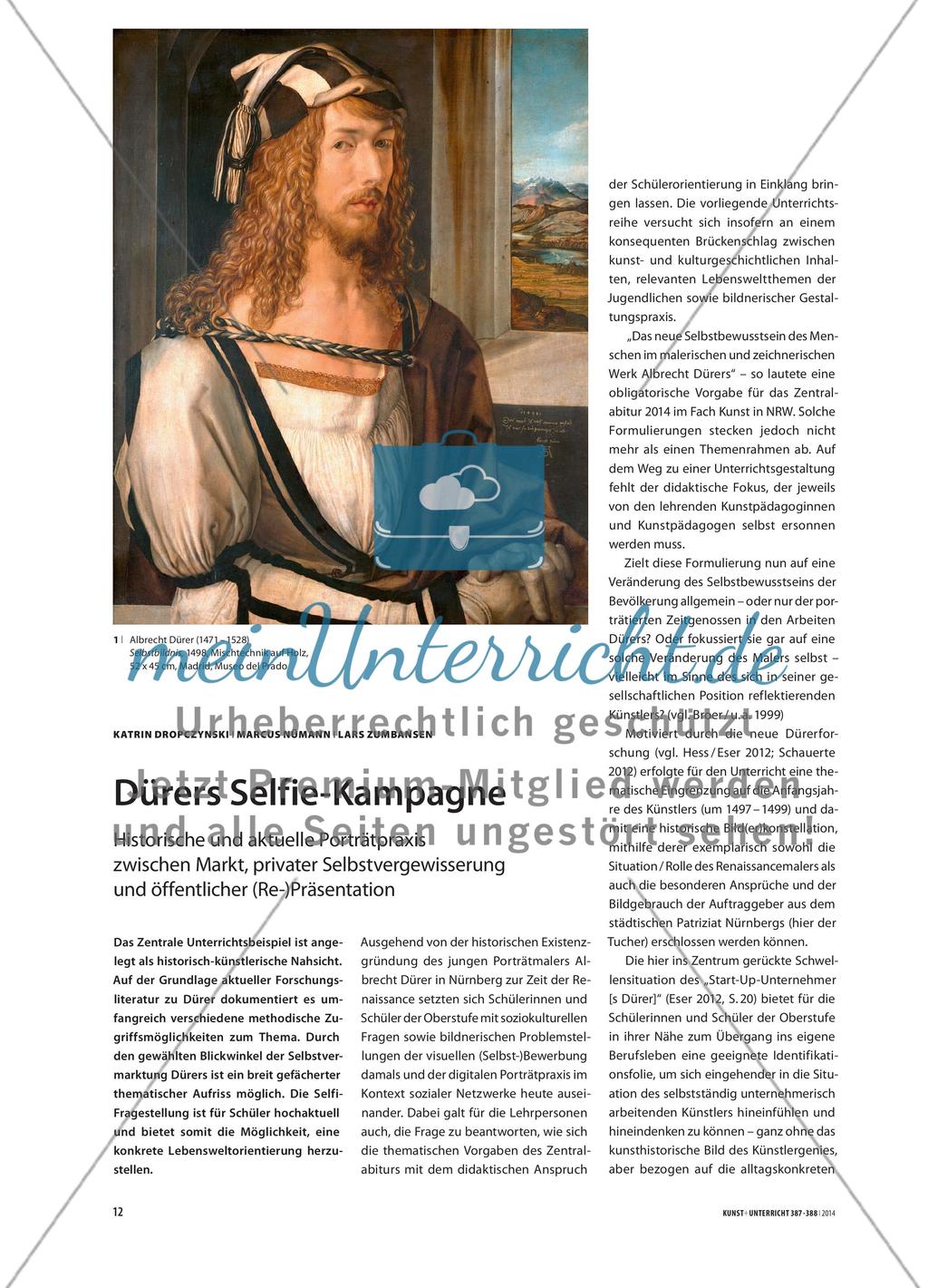 Dürers Selfie-Kampagne Preview 1