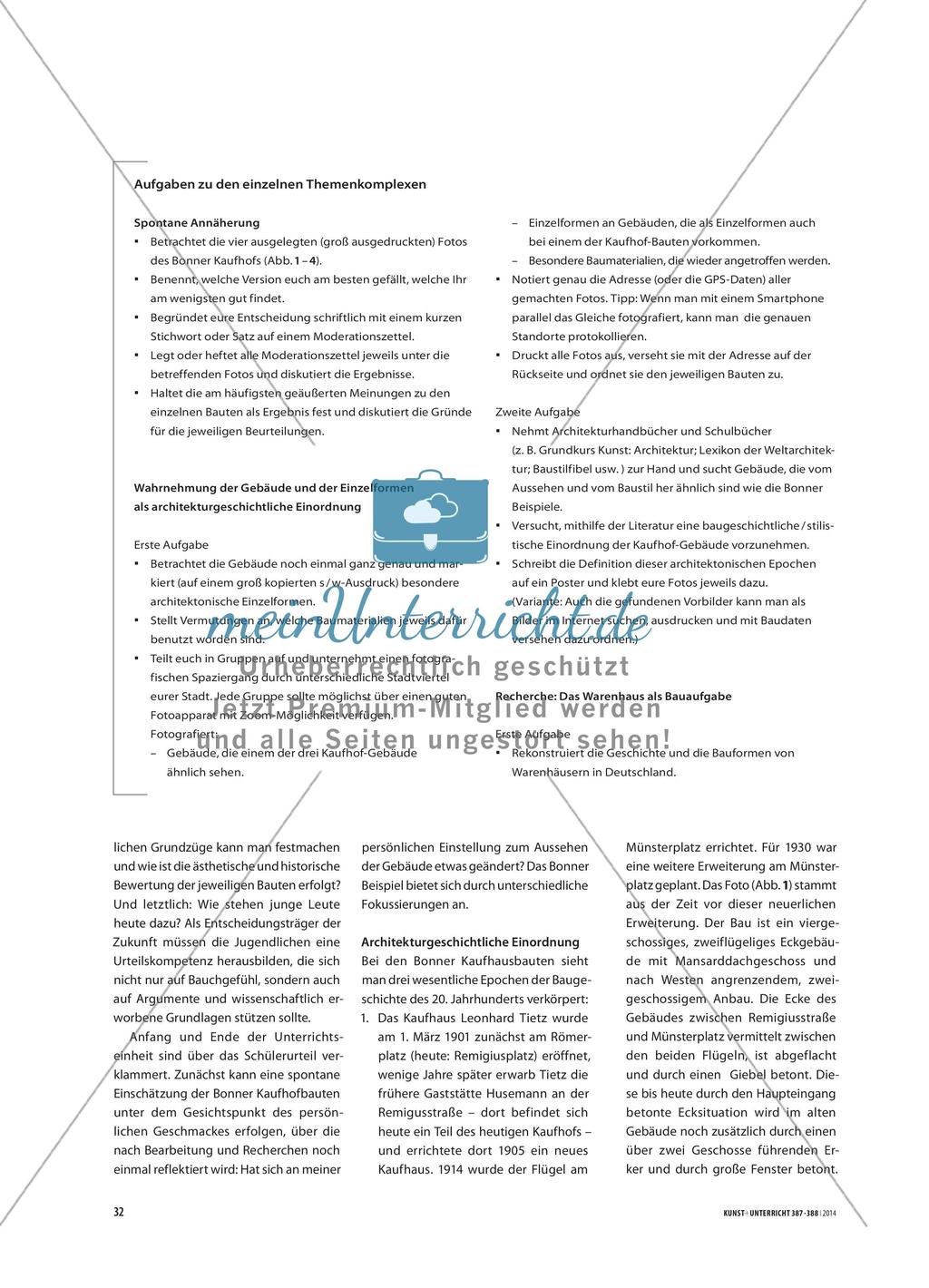 Das Kaufhof-Gebäude in Bonn - Baukulturelle Bildung in der Schule Preview 2