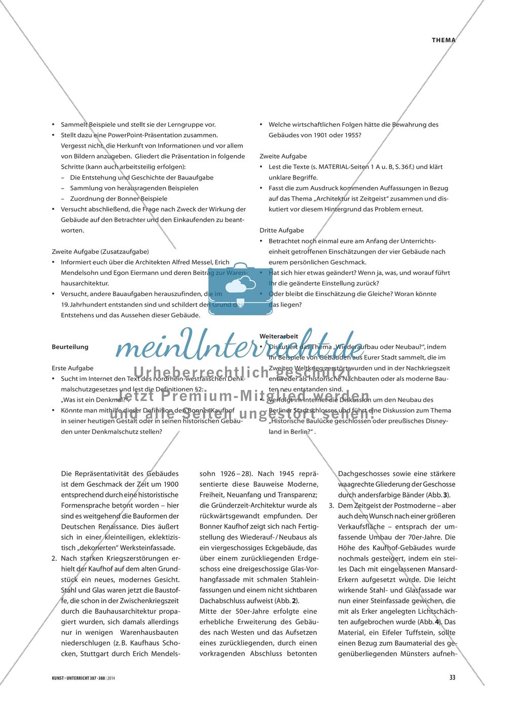 Das Kaufhof-Gebäude in Bonn - Baukulturelle Bildung in der Schule Preview 3