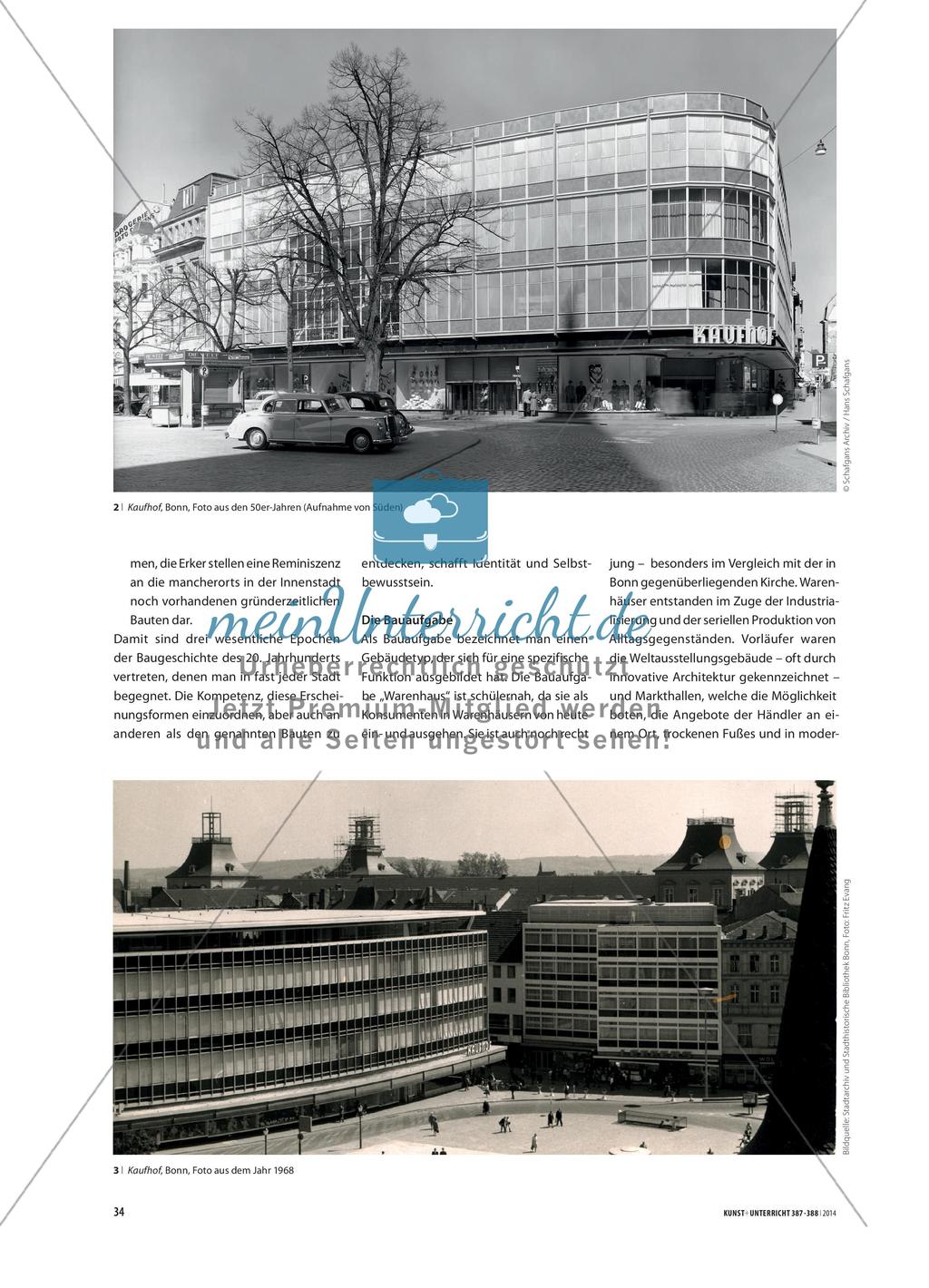 Das Kaufhof-Gebäude in Bonn - Baukulturelle Bildung in der Schule Preview 4