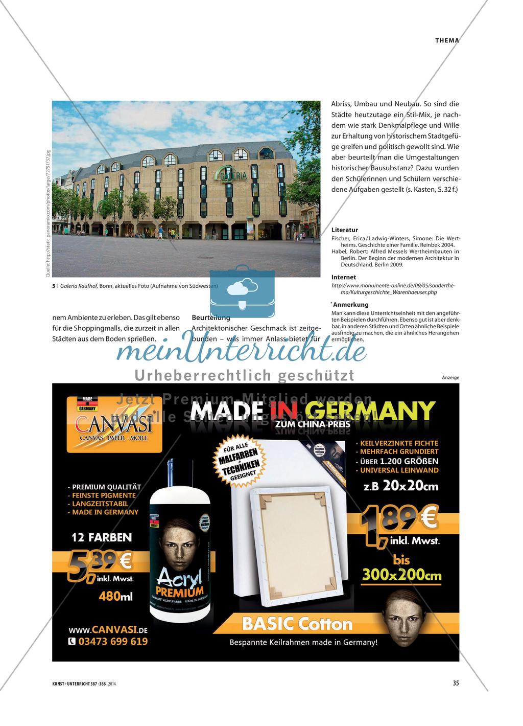 Das Kaufhof-Gebäude in Bonn - Baukulturelle Bildung in der Schule Preview 5