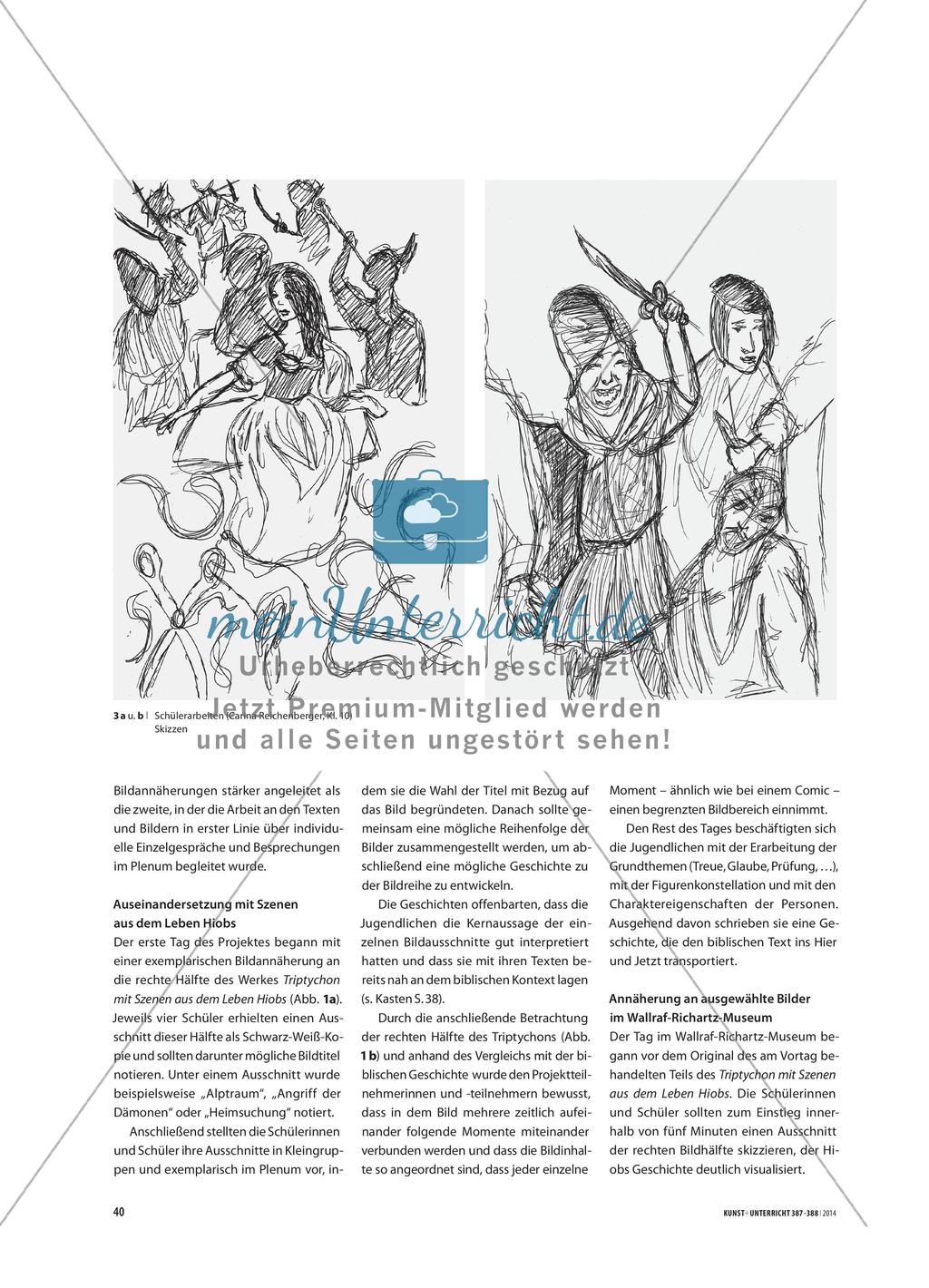 Lebendige Mythen - Annäherung an Historienmalerei durch ein Literatur-Kunst-Projekt Preview 3
