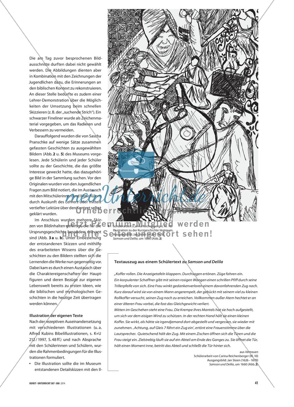 Lebendige Mythen - Annäherung an Historienmalerei durch ein Literatur-Kunst-Projekt Preview 4