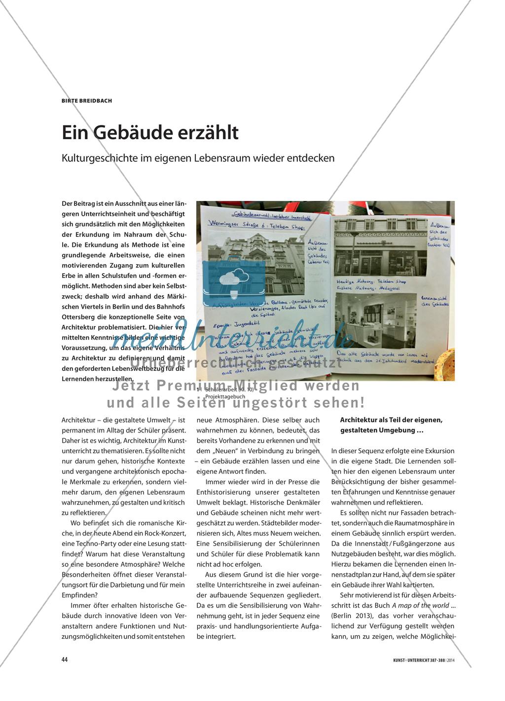 Ein Gebäude erzählt - Kulturgeschichte im eigenen Lebensraum wieder entdecken Preview 1