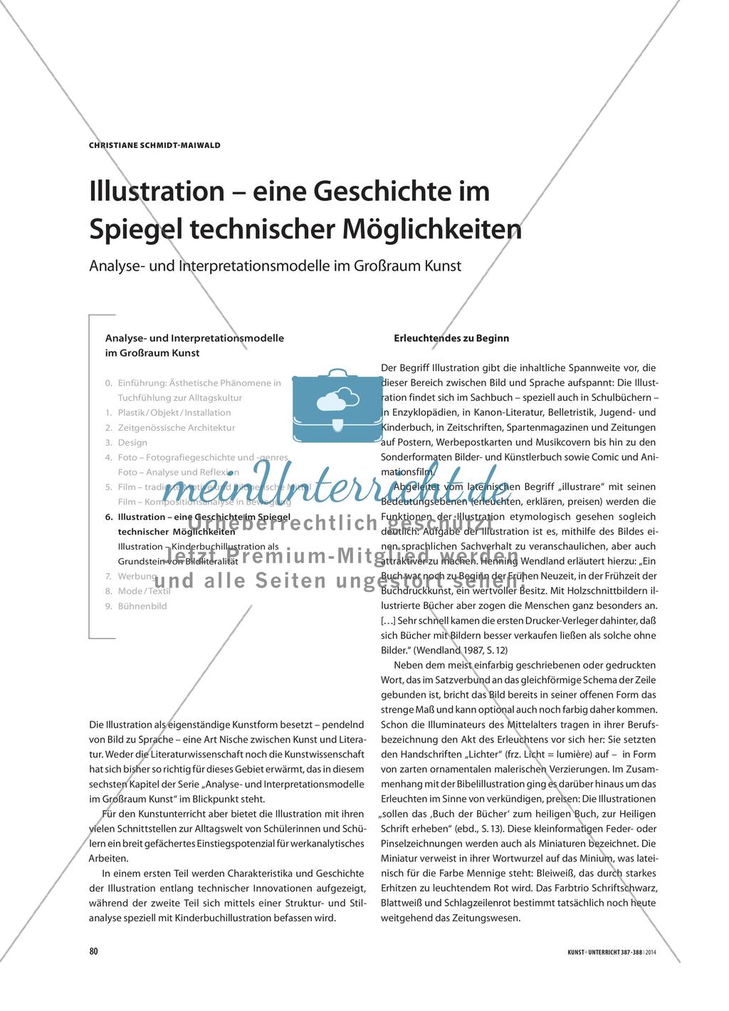 Illustration – eine Geschichte im Spiegel technischer Möglichkeiten Preview 1