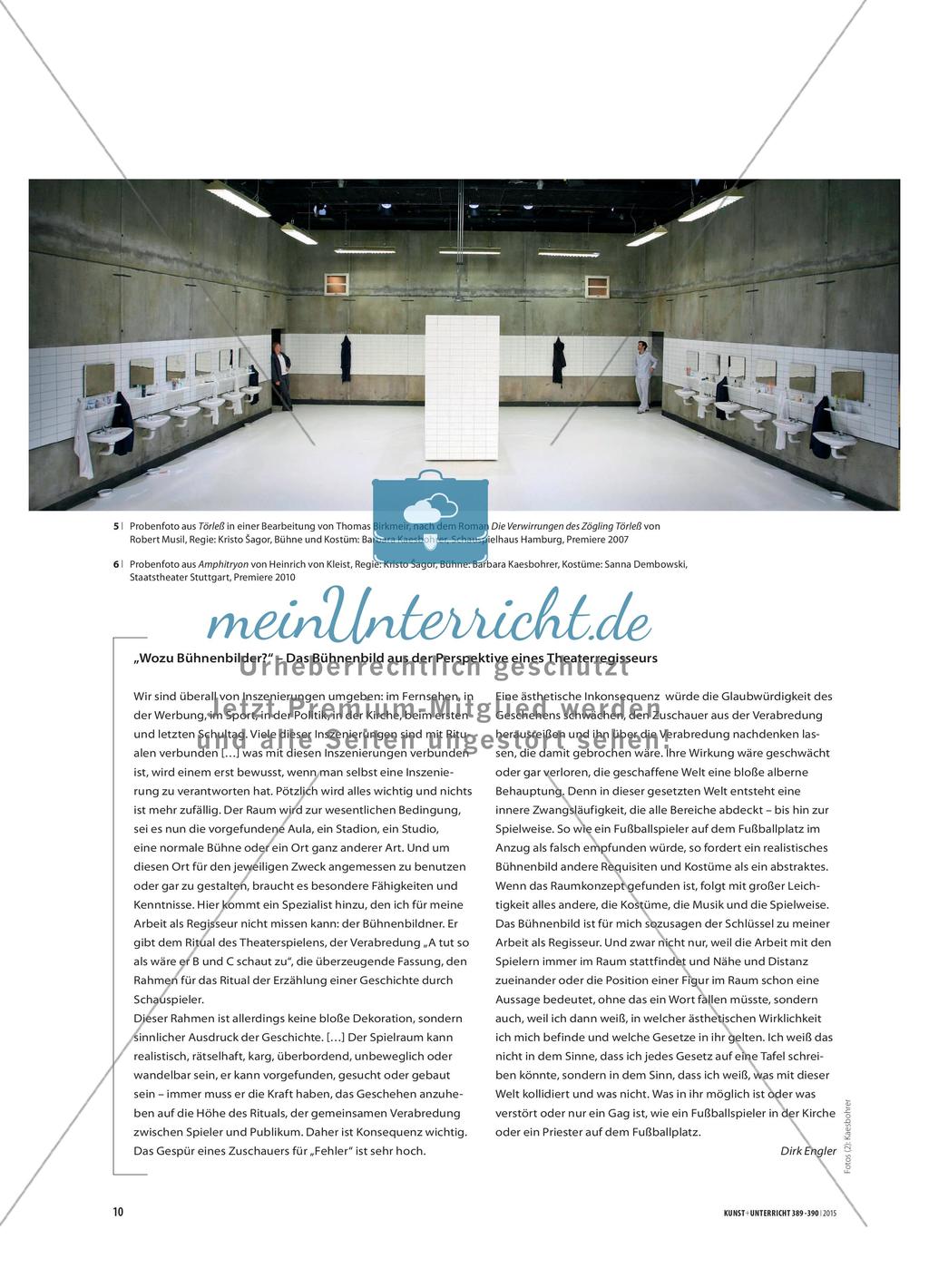 Bühnenbilder und Szenische Räume - Bilder für die Bühne im Kunstunterricht gestalten Preview 7