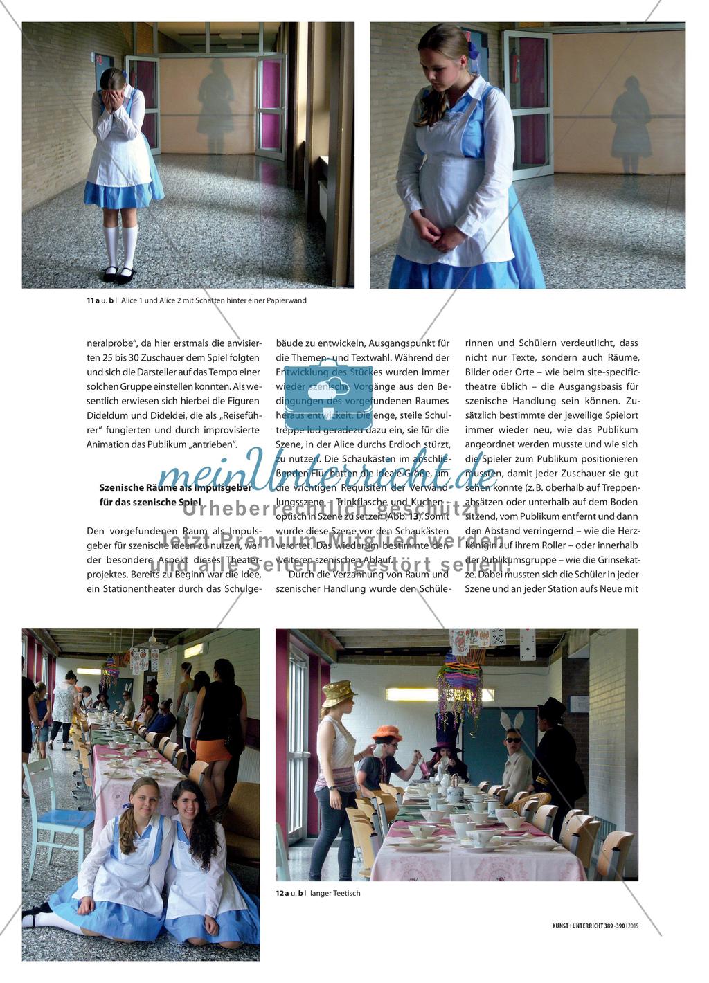 Alice im Wunderland Schule - Szenische Räume im Schulgebäude entdecken Preview 11