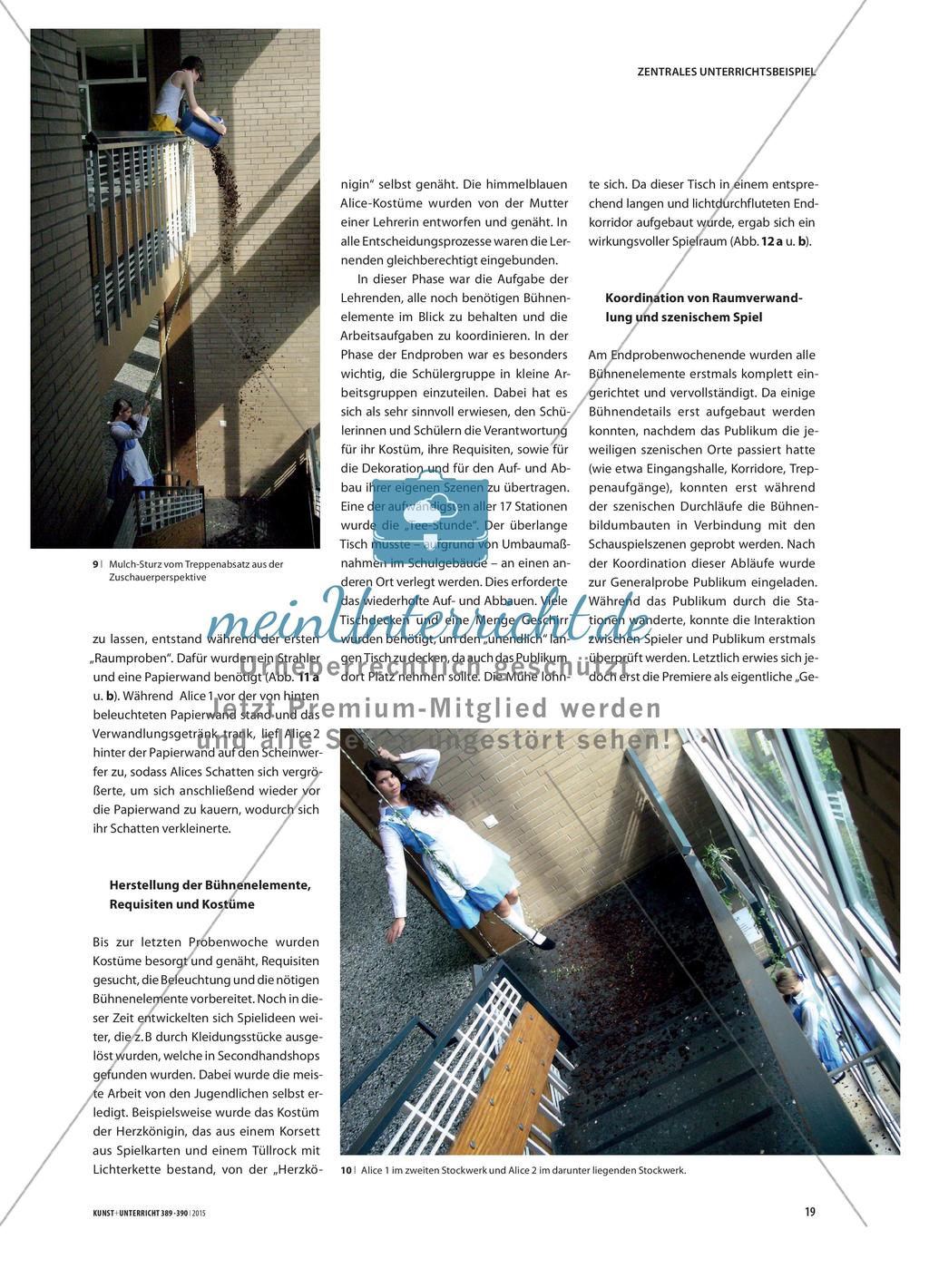 Alice im Wunderland Schule - Szenische Räume im Schulgebäude entdecken Preview 8