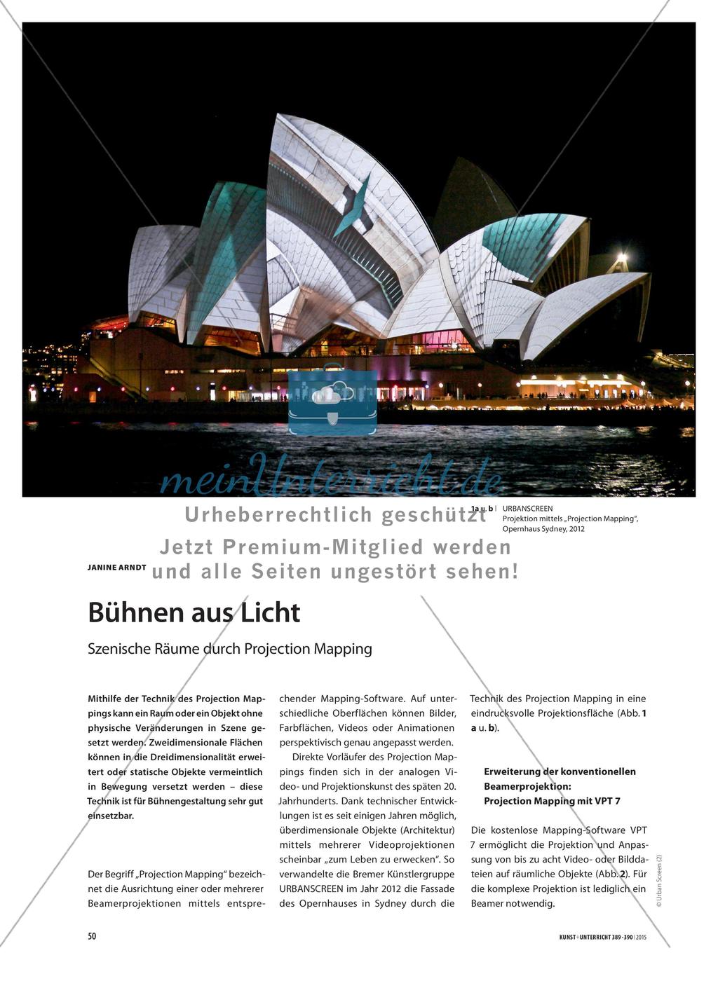 Bühnen aus Licht - Szenische Räume durch Projection Mapping Preview 1
