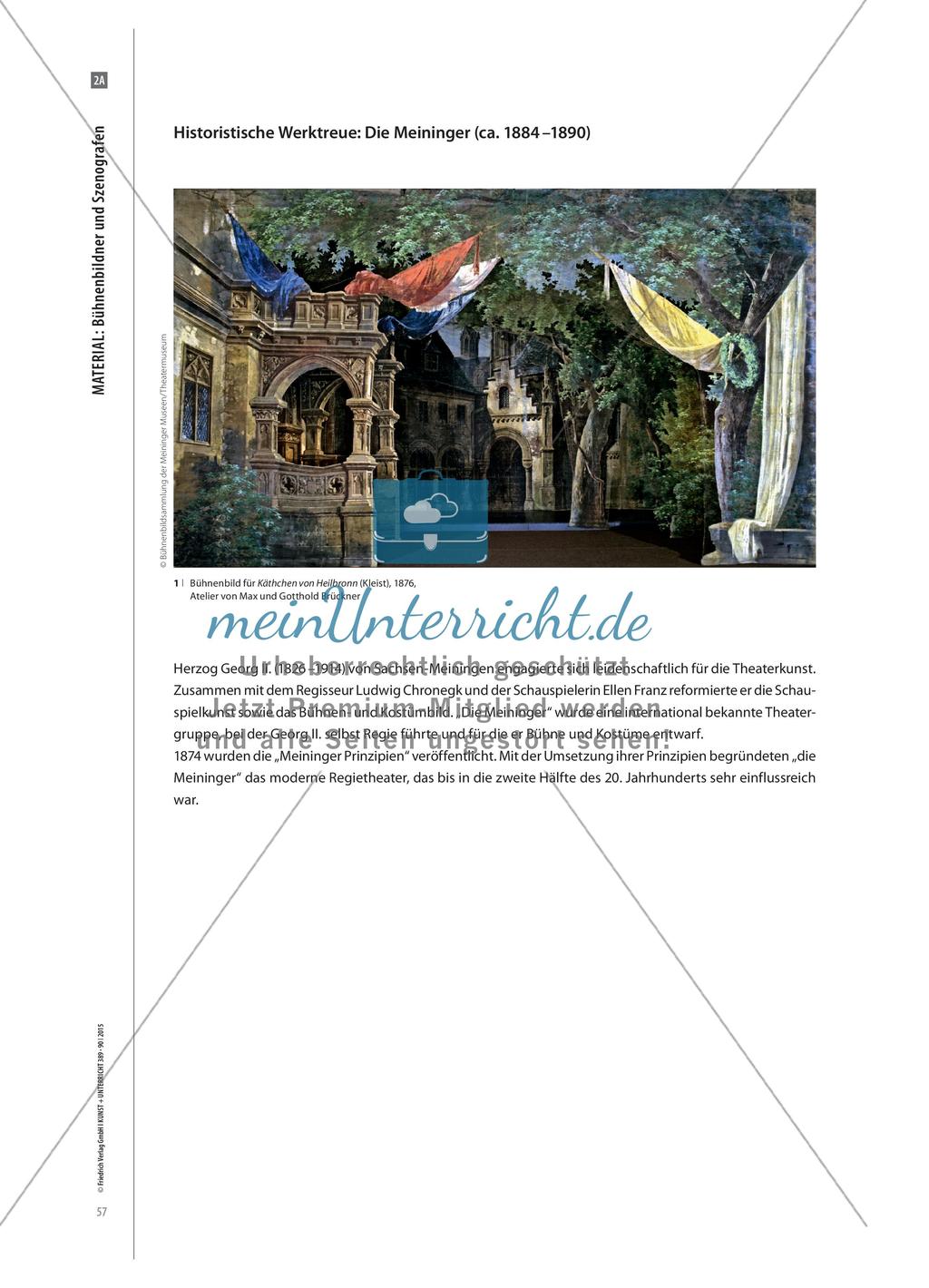Bühnenbildner und Szenografen - meinUnterricht